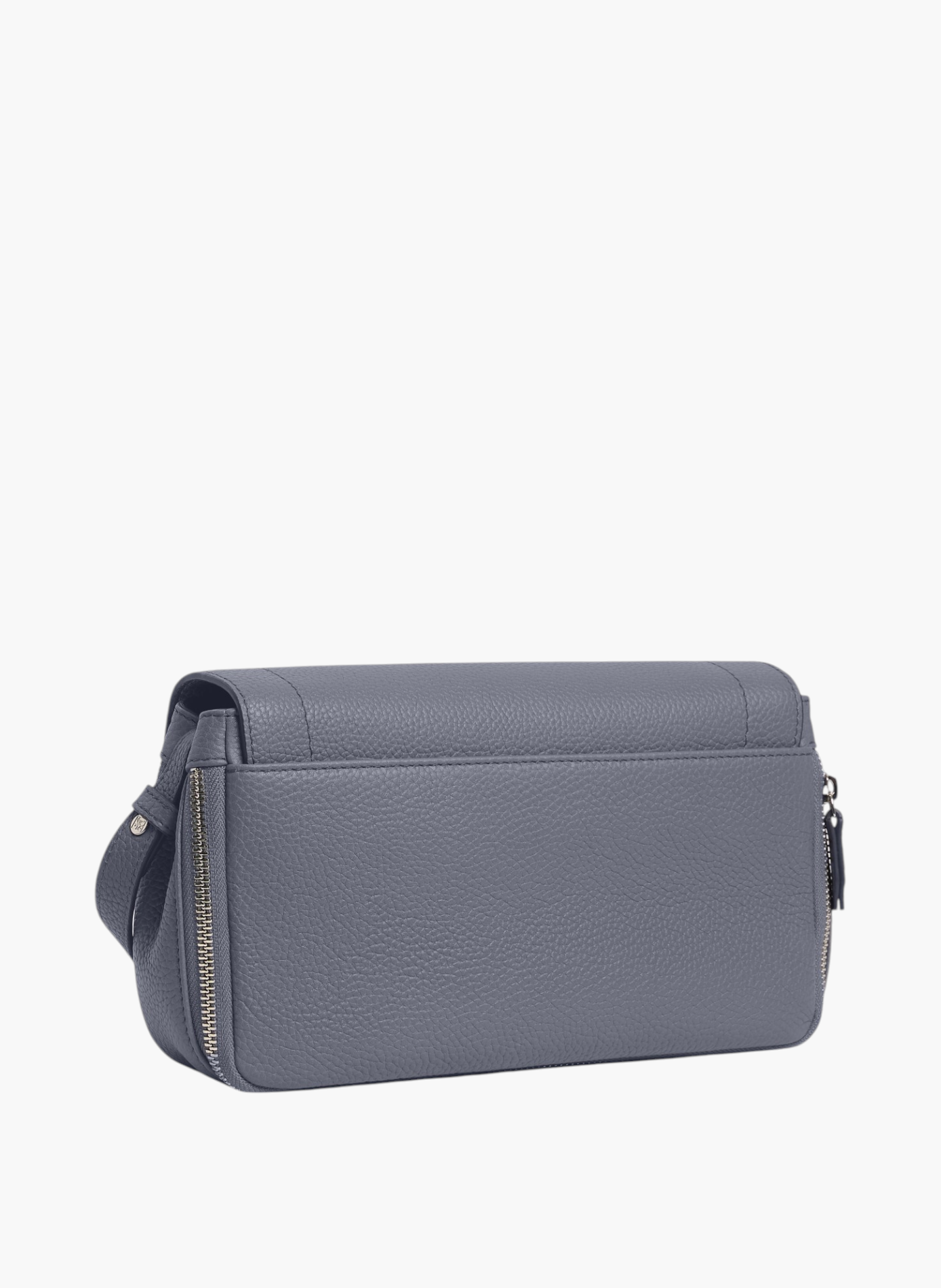 Petit sac bandoulière aurore en cuir grainé | Bleu LE TANNEUR Femme