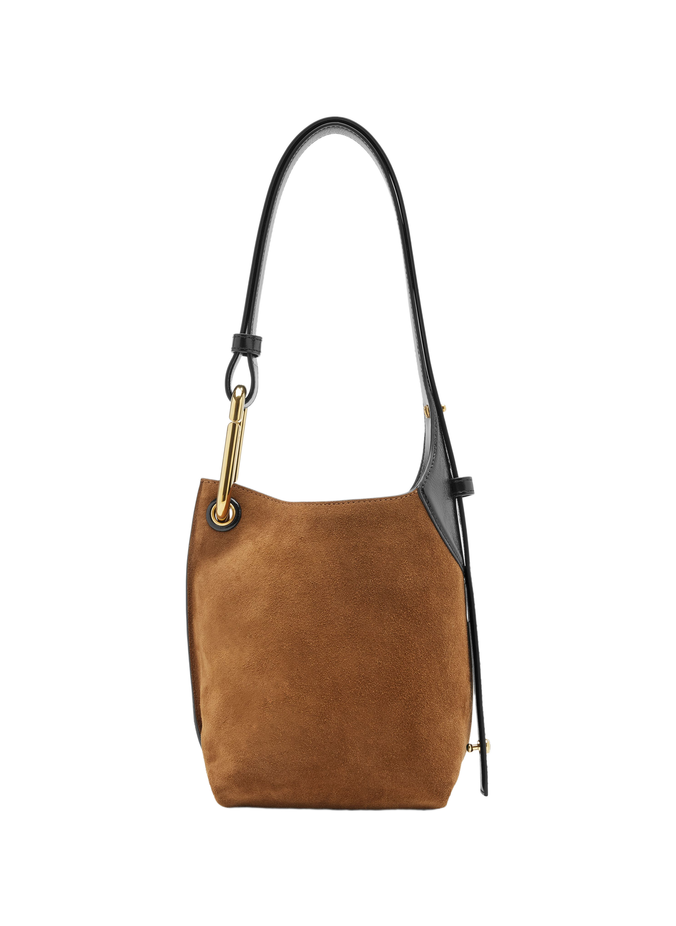 The Scene Small Bucket shoulder bag in suede leather MARC JACOBS Brown