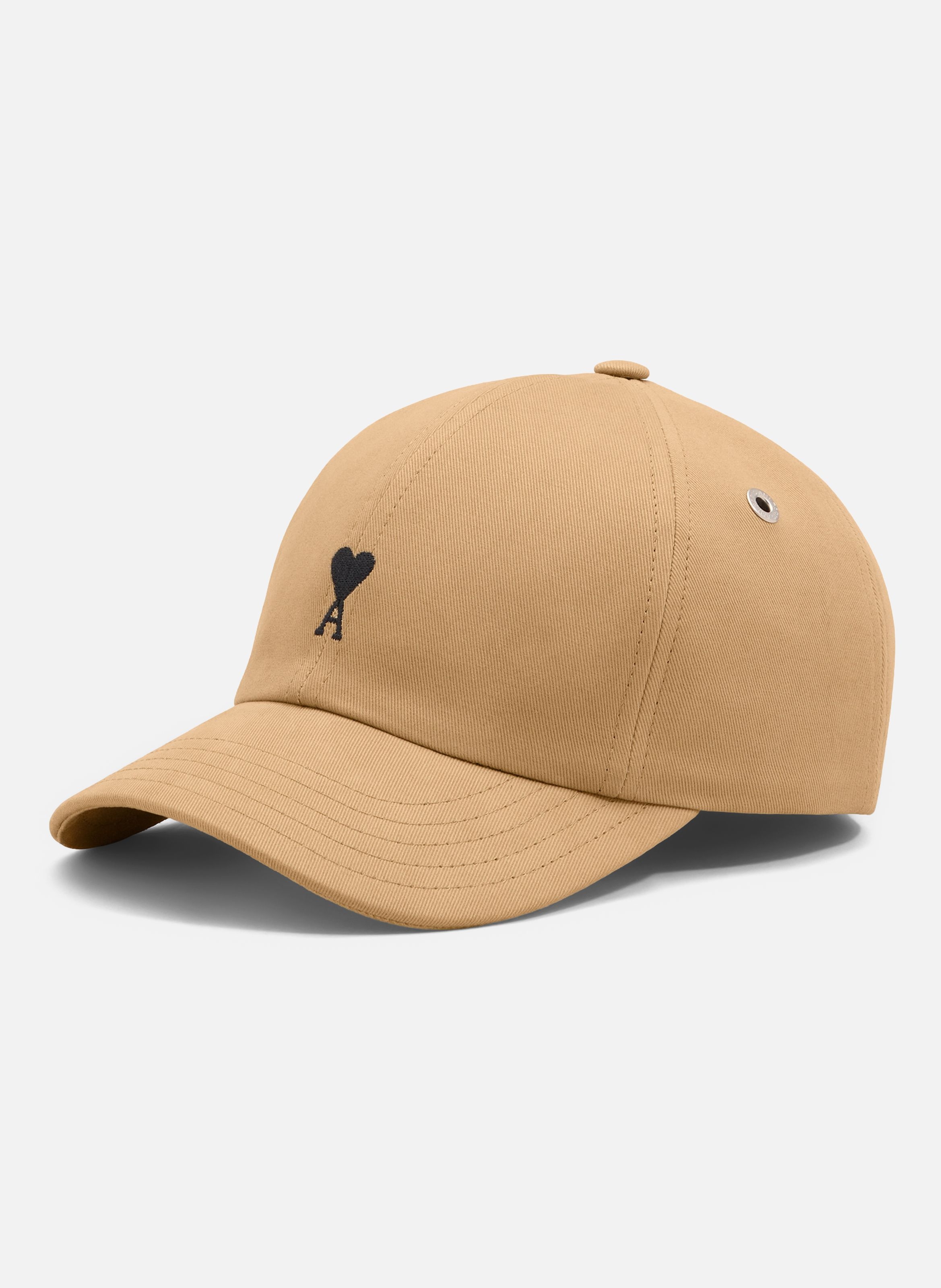 Casquette unisexe en coton ami de coeur AMI PARIS Beige