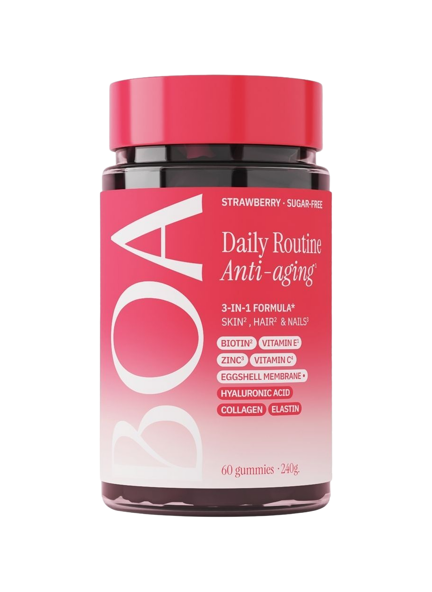 Tägliche Routine Gummies Anti-Aging Haut Haare Nägel BOA BEAUTY No color
