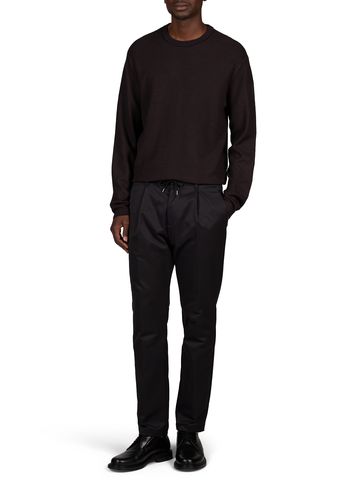 Rechte pullover met ronde hals ARMANI EXCHANGE Bruin