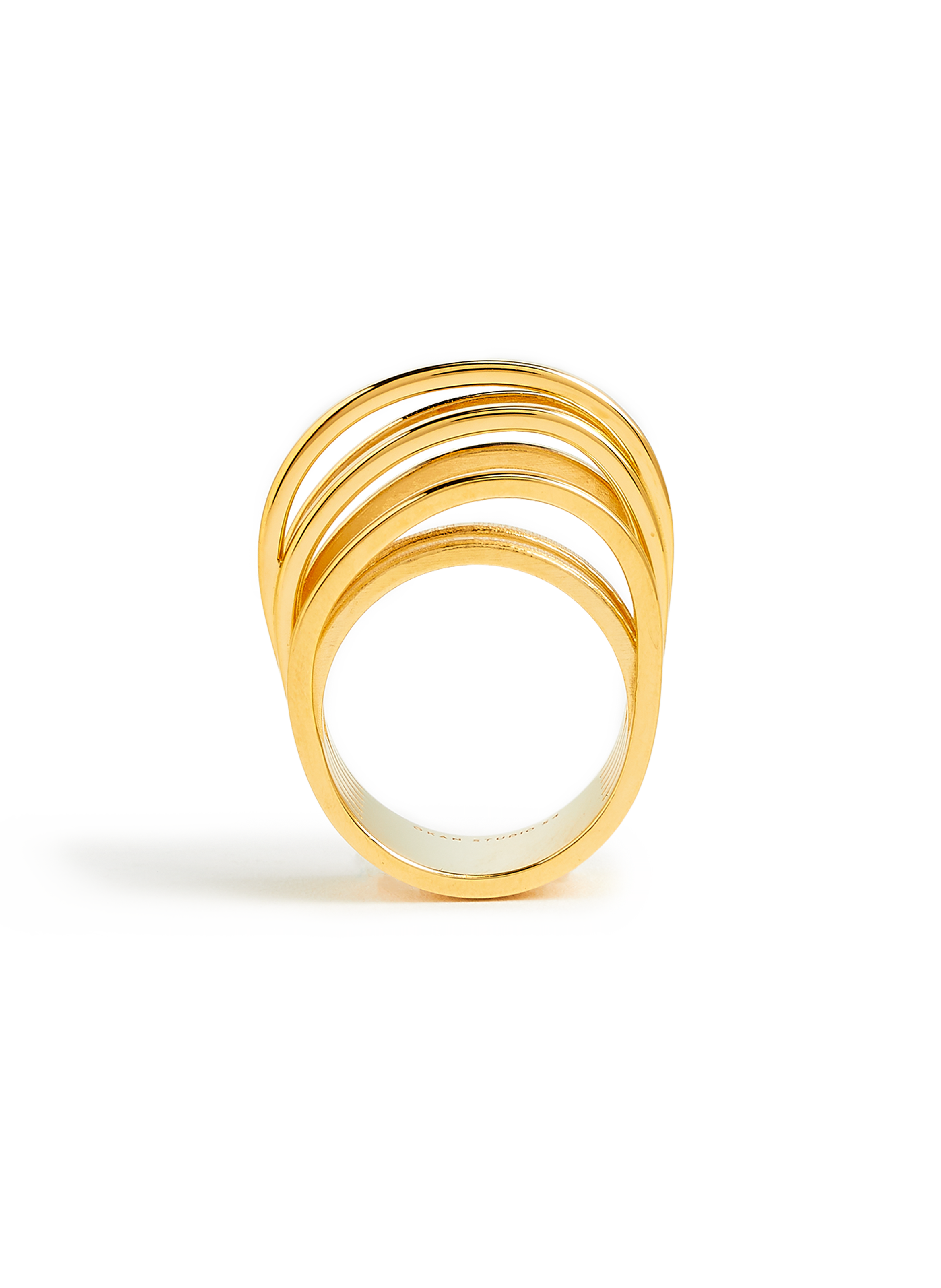 OKAN STUDIO Bague Ito Doré