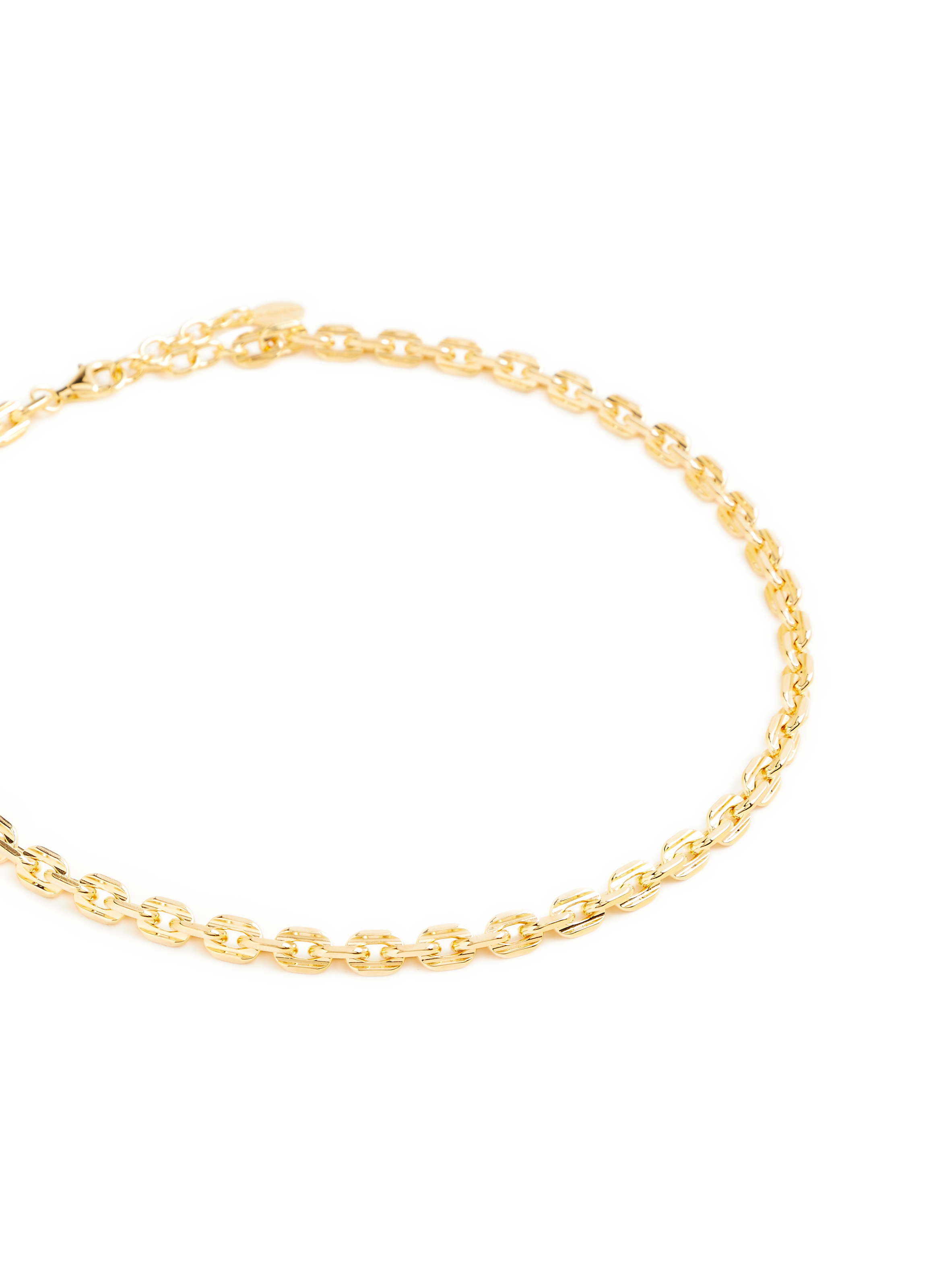 Chocker en argent plaqué or