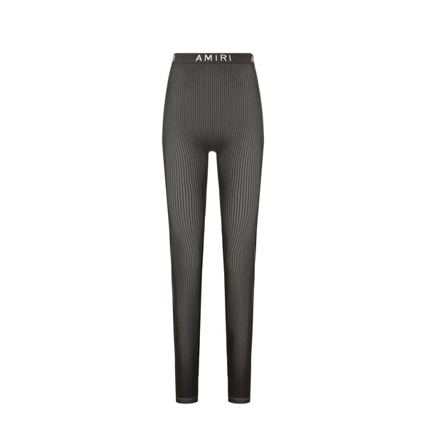 Legging en maille côtelé