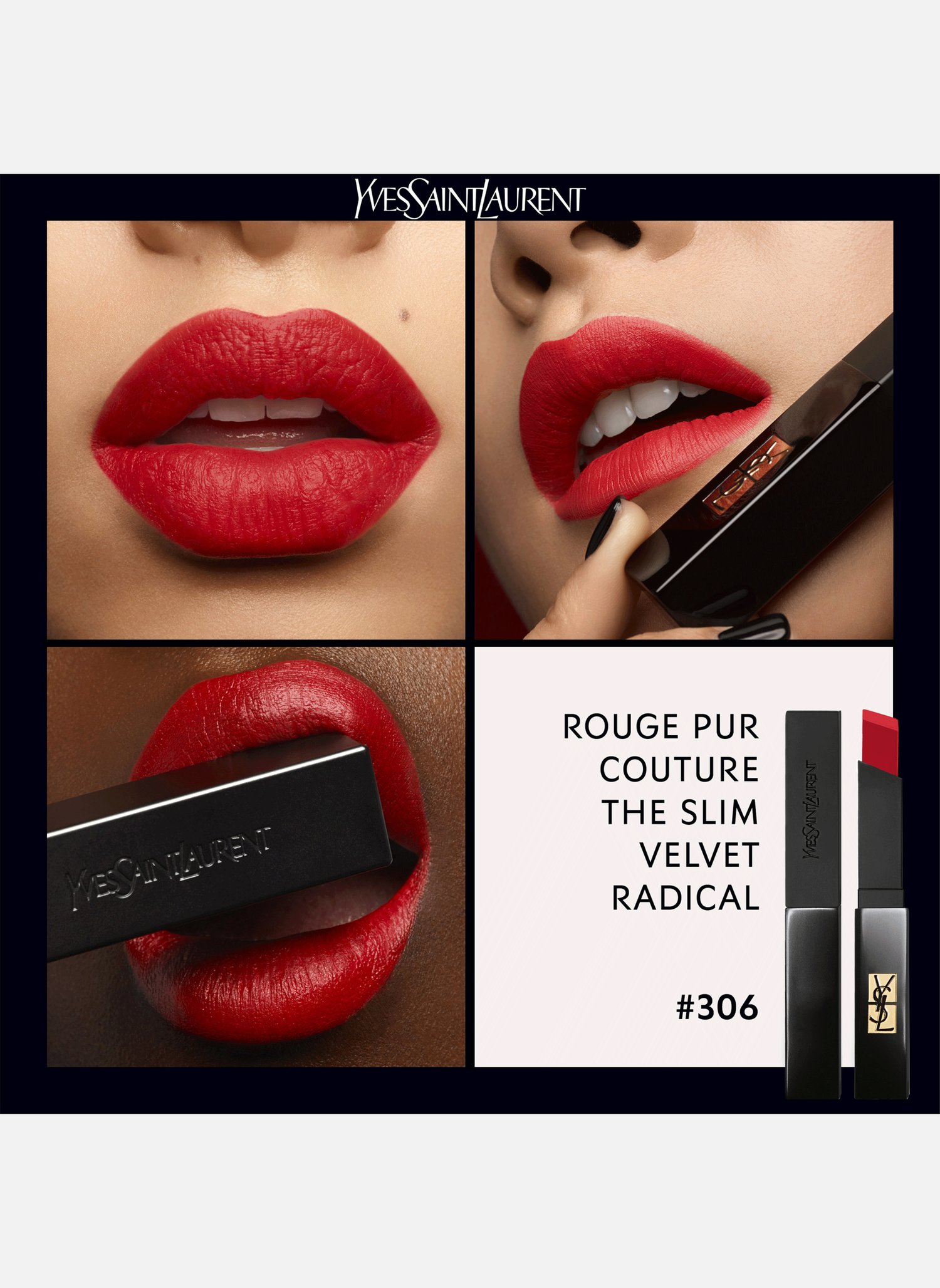 ROUGE PUR COUTURE THE SLIM VELVET RADICAL LIPSTICK - YVES SAINT LAURENT ...