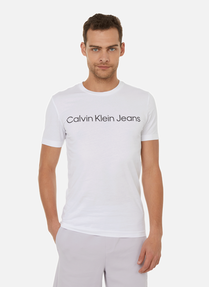 T-shirt à logo en coton CALVIN KLEIN