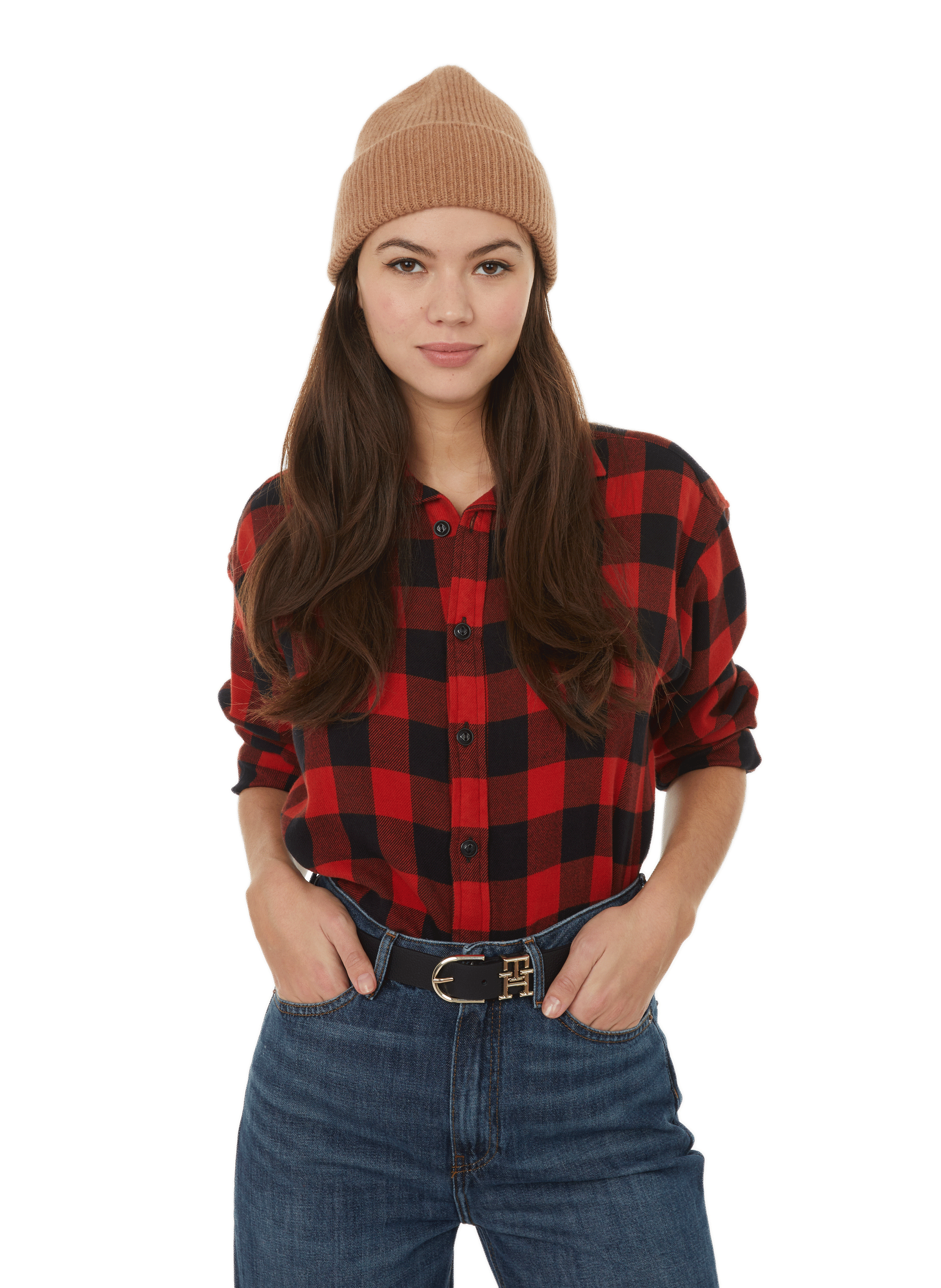 Wool beanie  MACKIE Brown