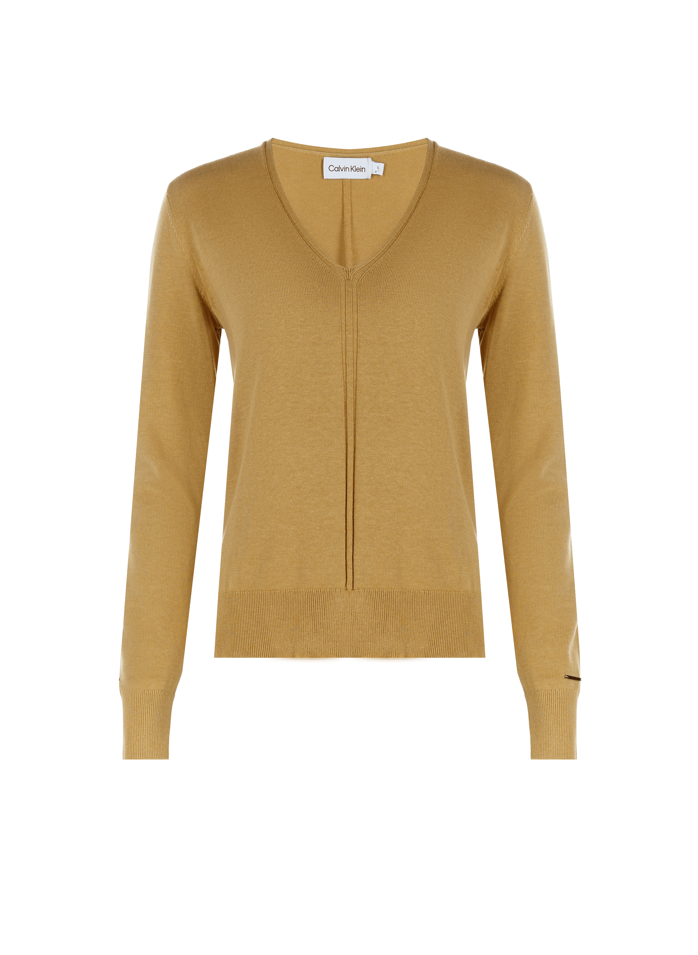 Cotton and linen jumper CALVIN KLEIN Beige
