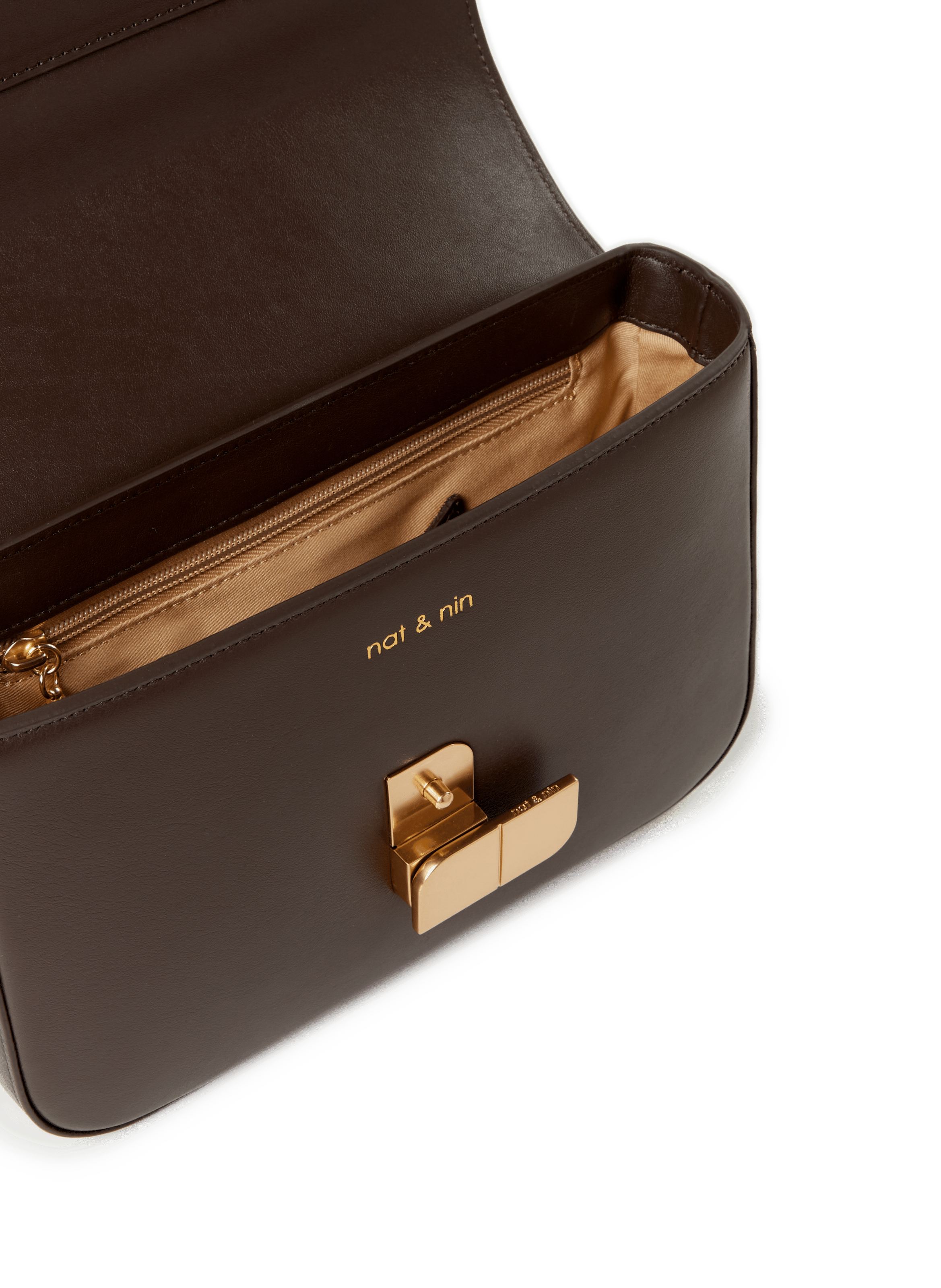 Sac à bandoulière Alice NAT &amp; NIN Marron