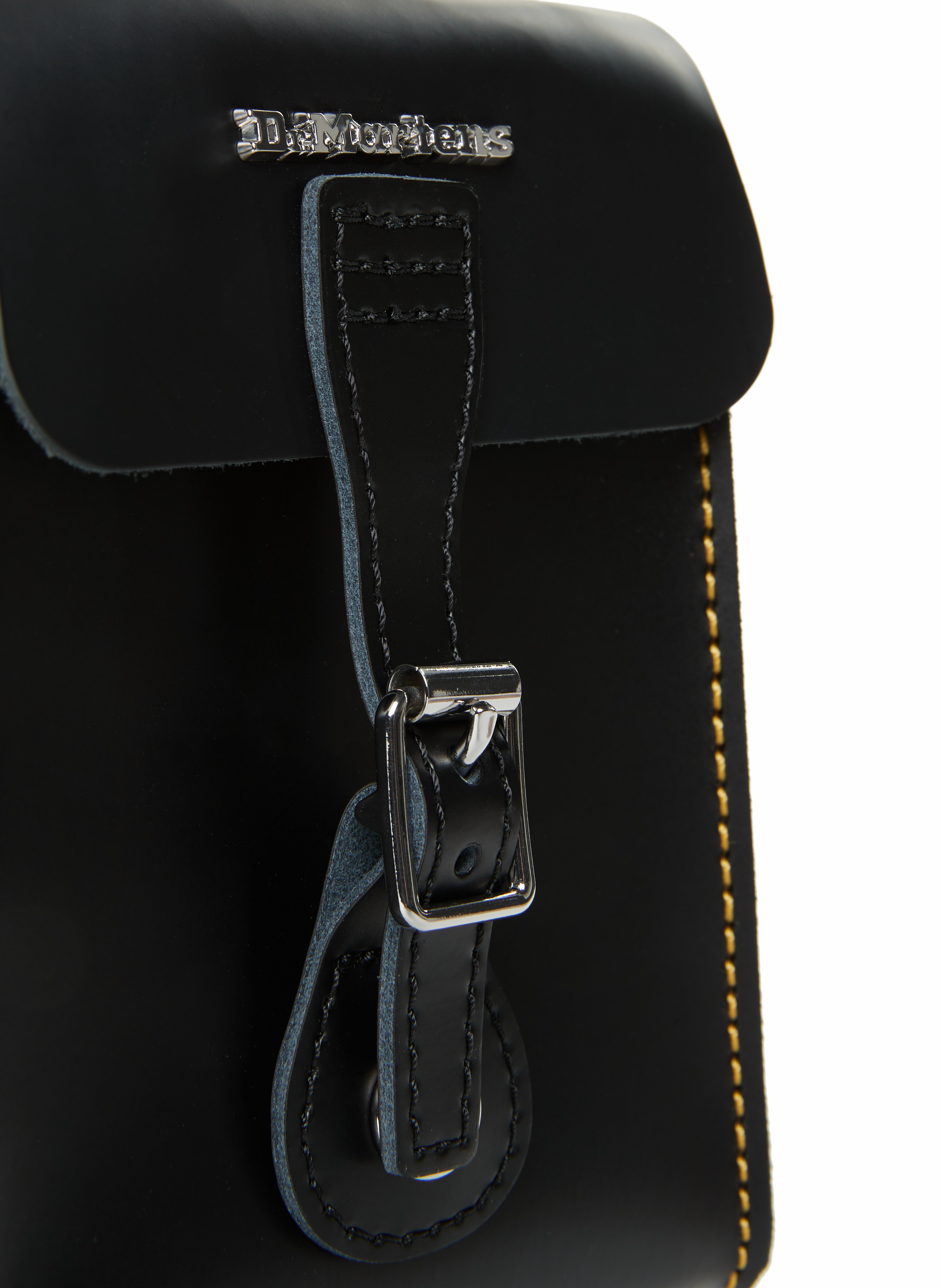 Mini sac à dos en cuir DR. MARTENS Noir