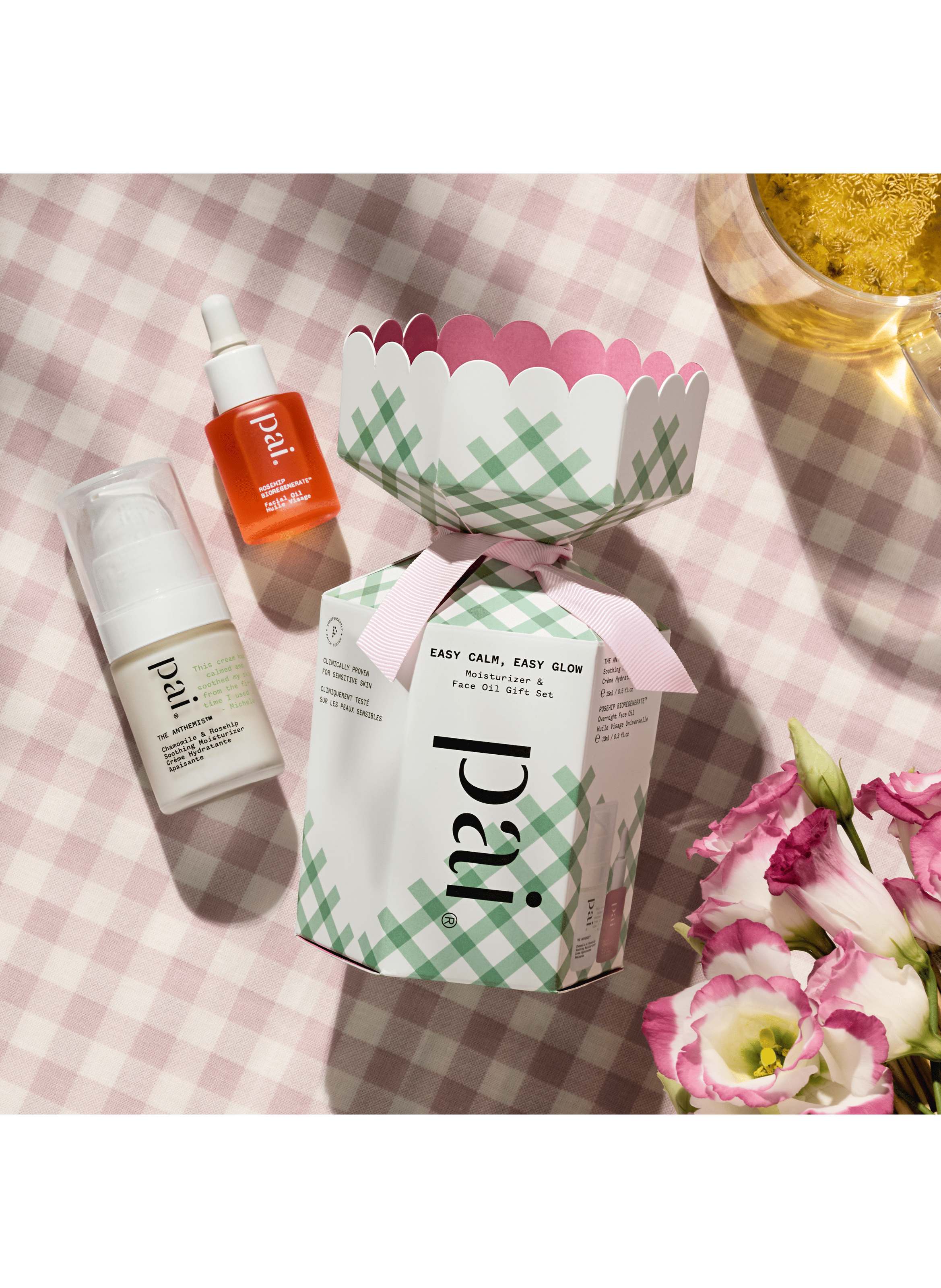 Easy Calm, Easy Glow - Gift Set Moisturizing Cream and Face Oil PAI No color