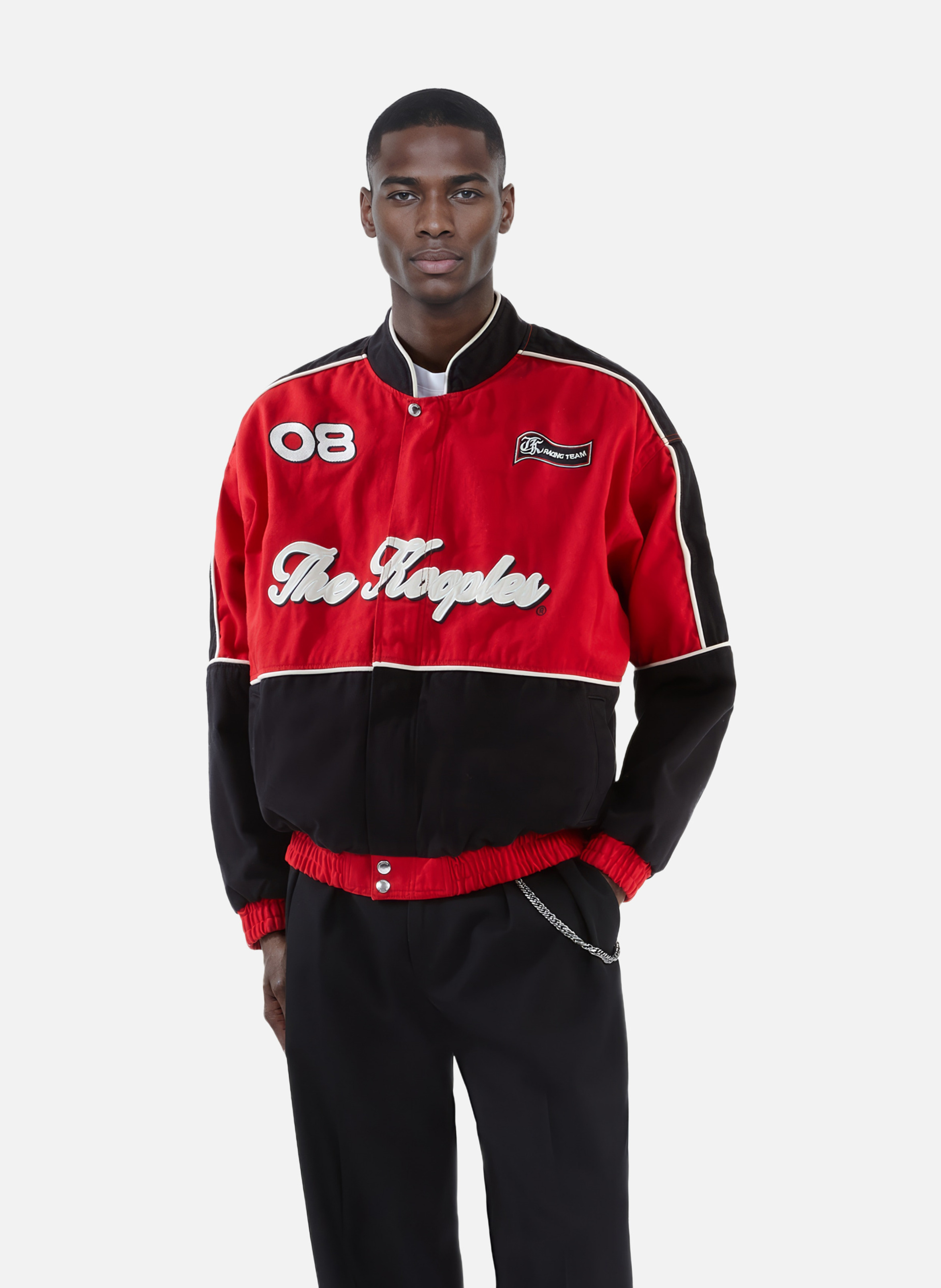 THE KOOPLES Blouson style veste de course Noir