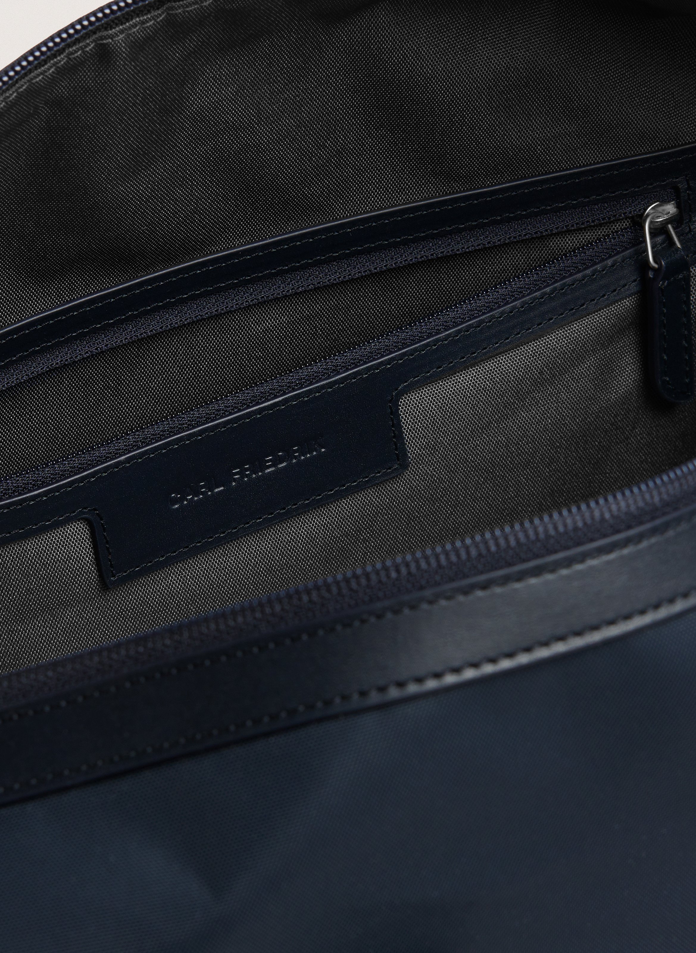 Sac de week-end 'compact weekender' en nylon CARL FRIEDRIK Bleu