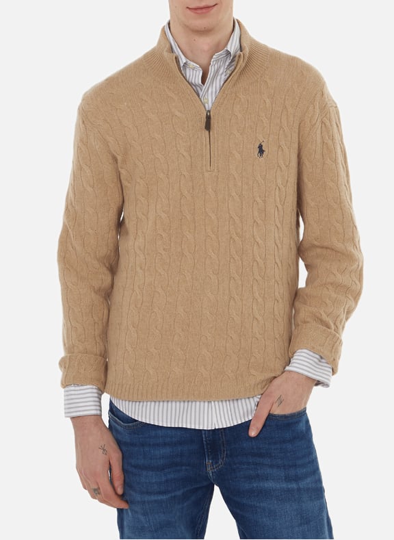 Pull en laine et cachemire Marron by POLO RALPH LAUREN POLO RALPH LAUREN Pull en laine et cachemire Marron