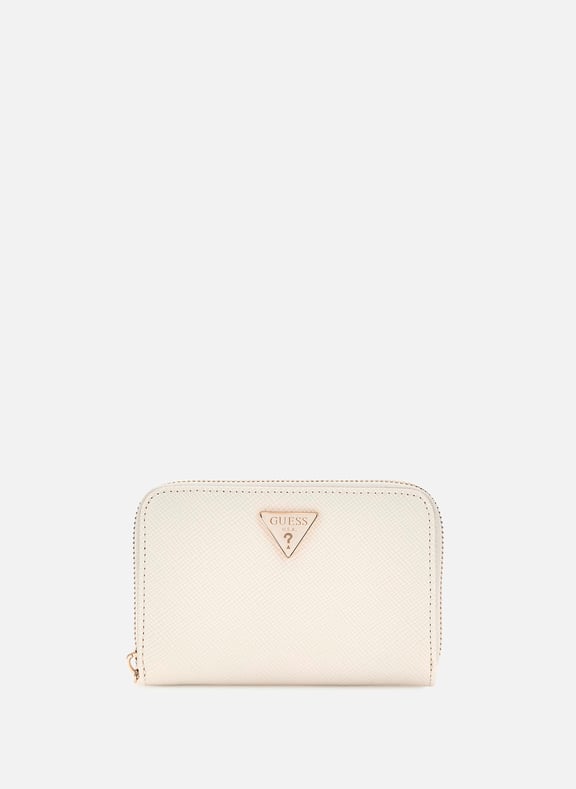 Rosalba Saffiano wallet Beige by GUESS GUESS Rosalba Saffiano wallet Beige