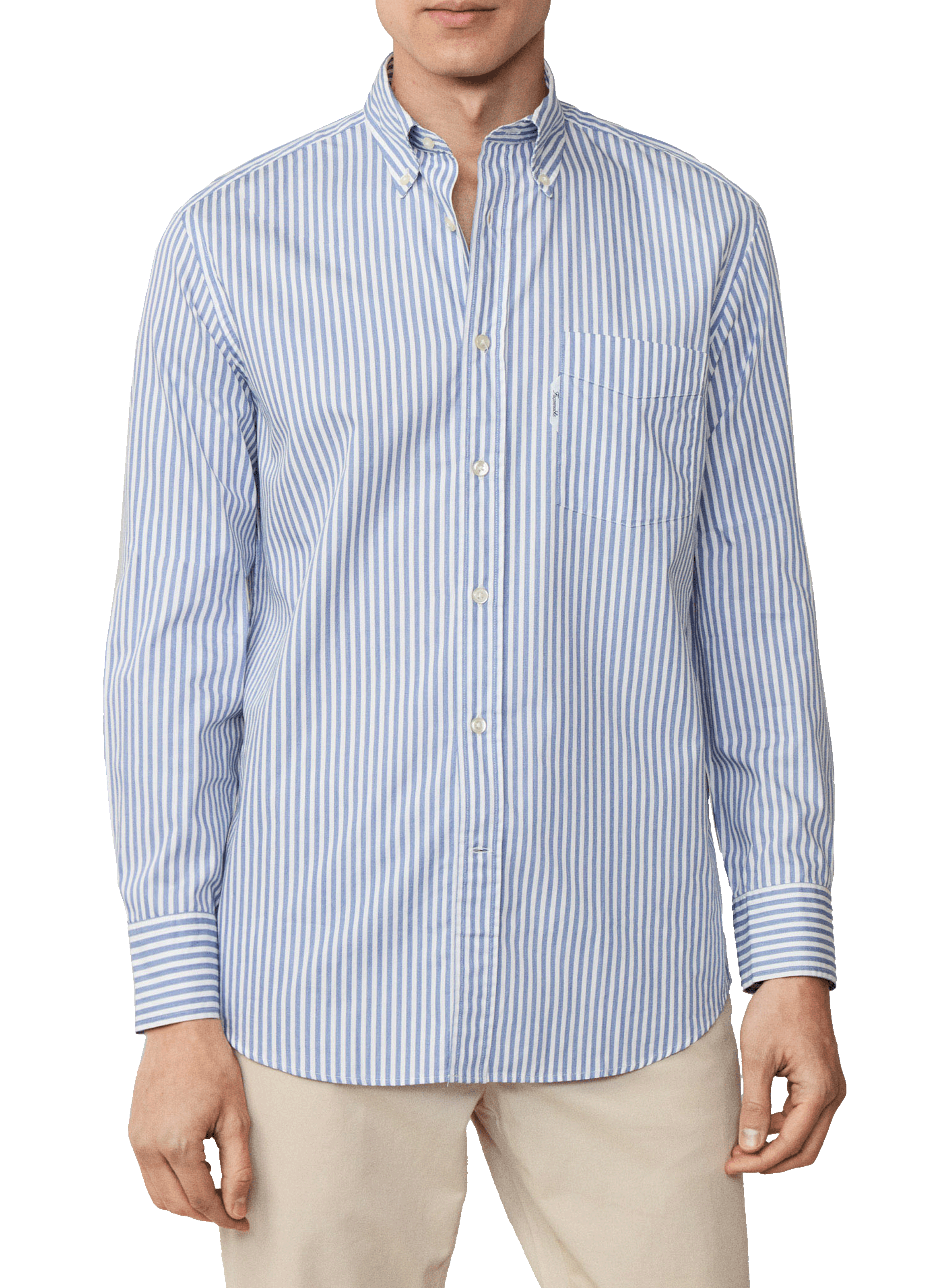 Chemise rayée en coton FACONNABLE Multicolore