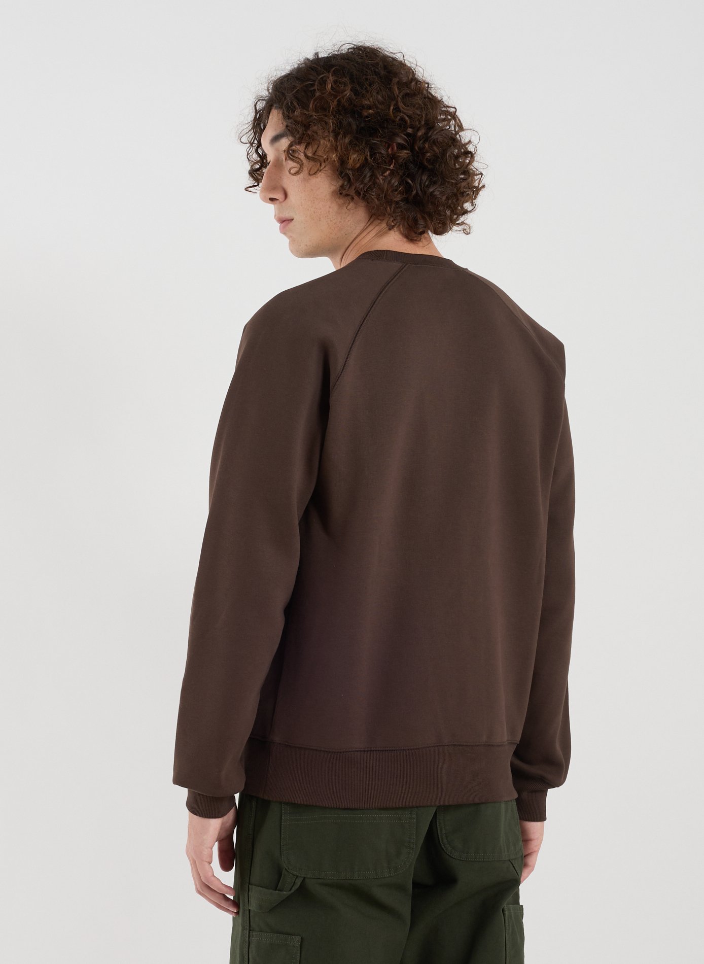 Sweat ample en coton mélangé CARHARTT WIP Marron