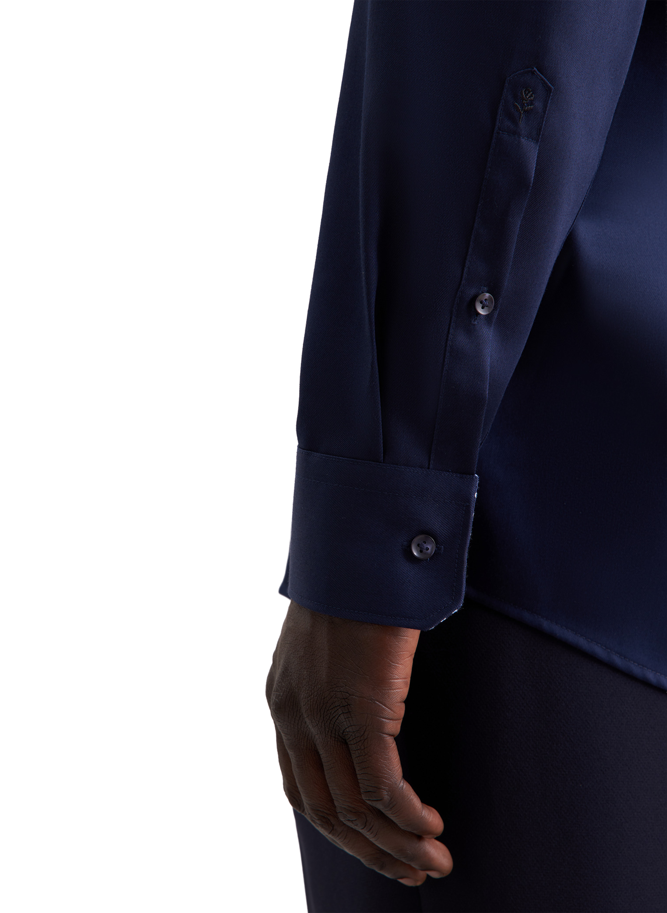 Chemise en coton SEIDENSTICKER Bleu