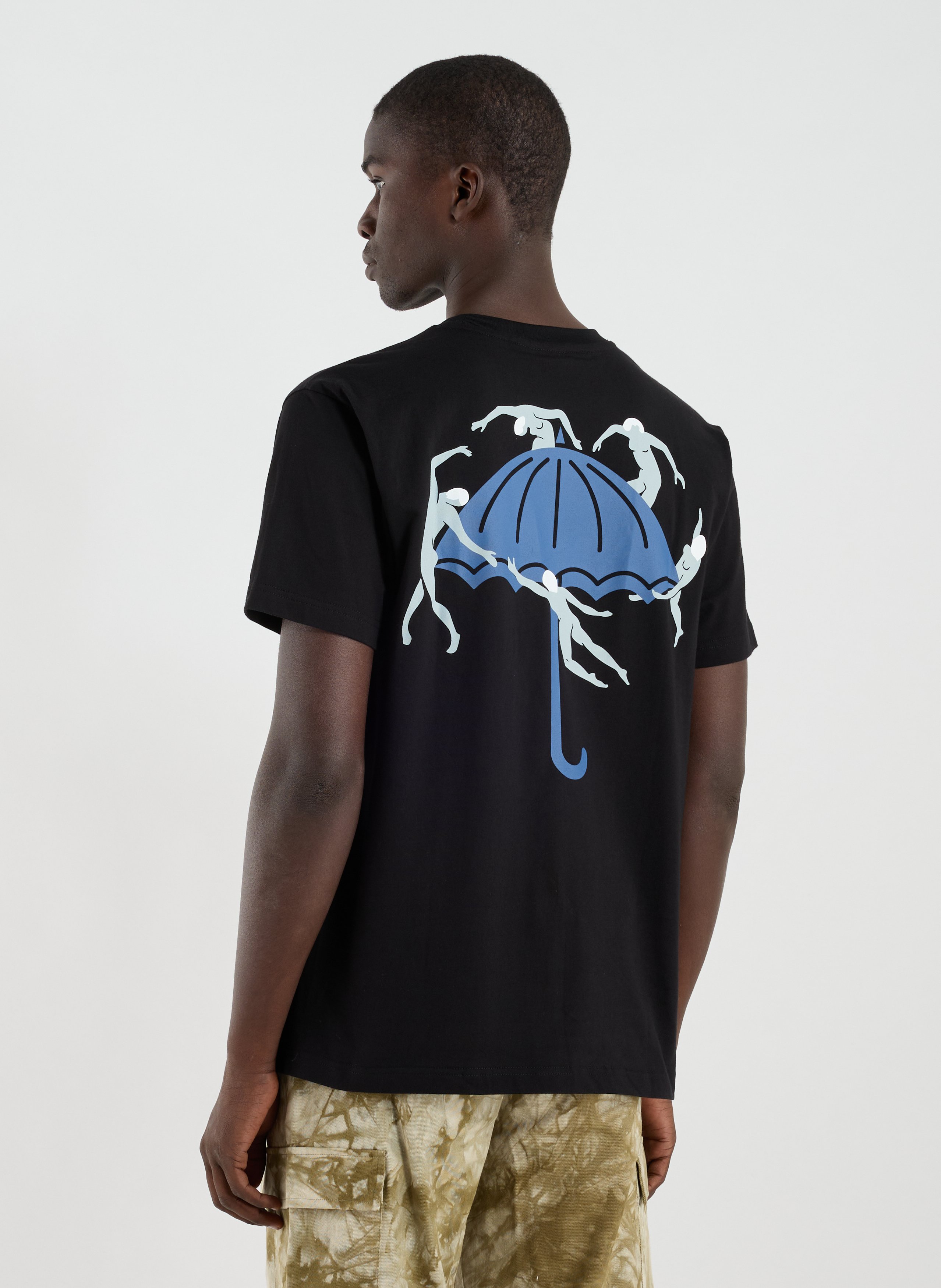 Classic Cotton T-Shirt HELAS CAPS Black