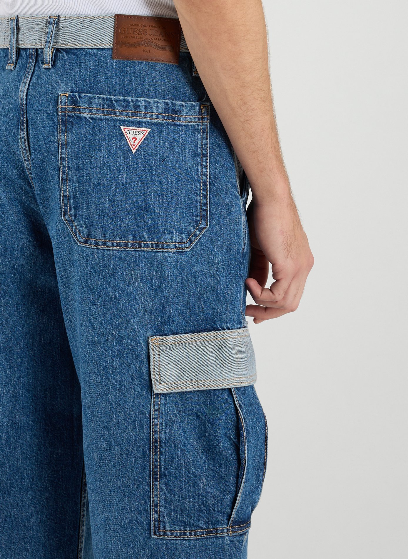 Jean cargo  GUESS Bleu