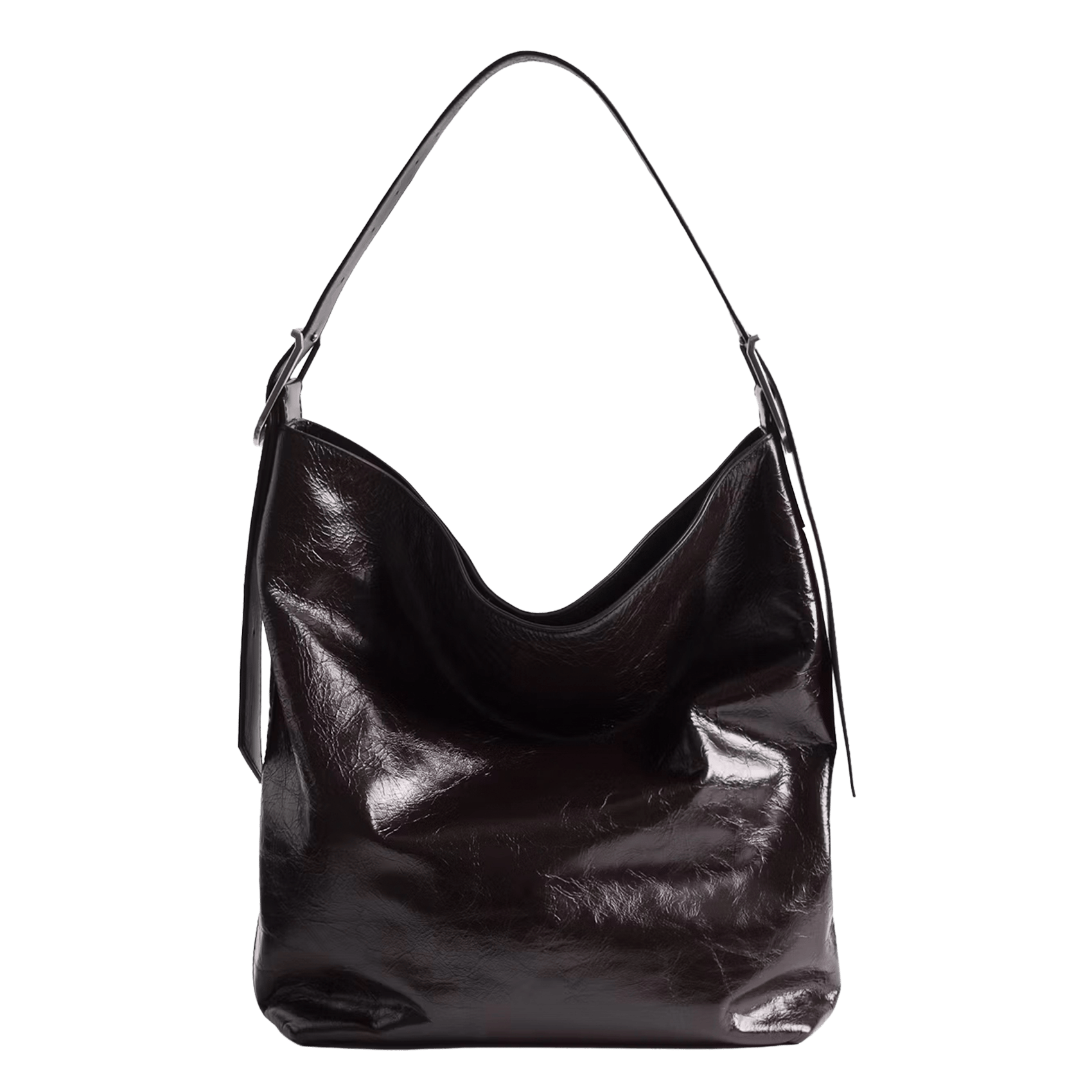 Cabas en cuir jane Marron