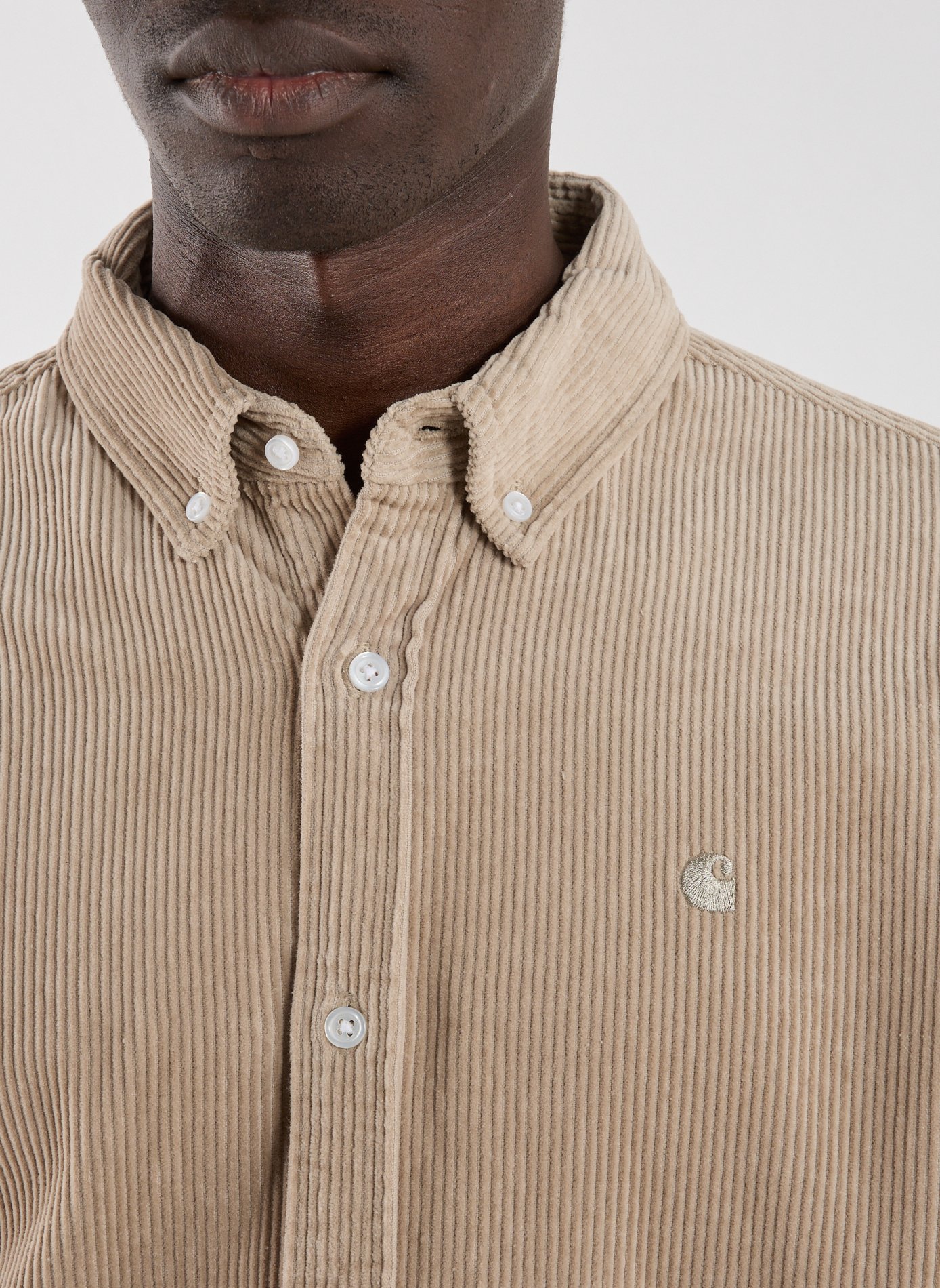 Chemise en velours côtelé CARHARTT WIP Beige
