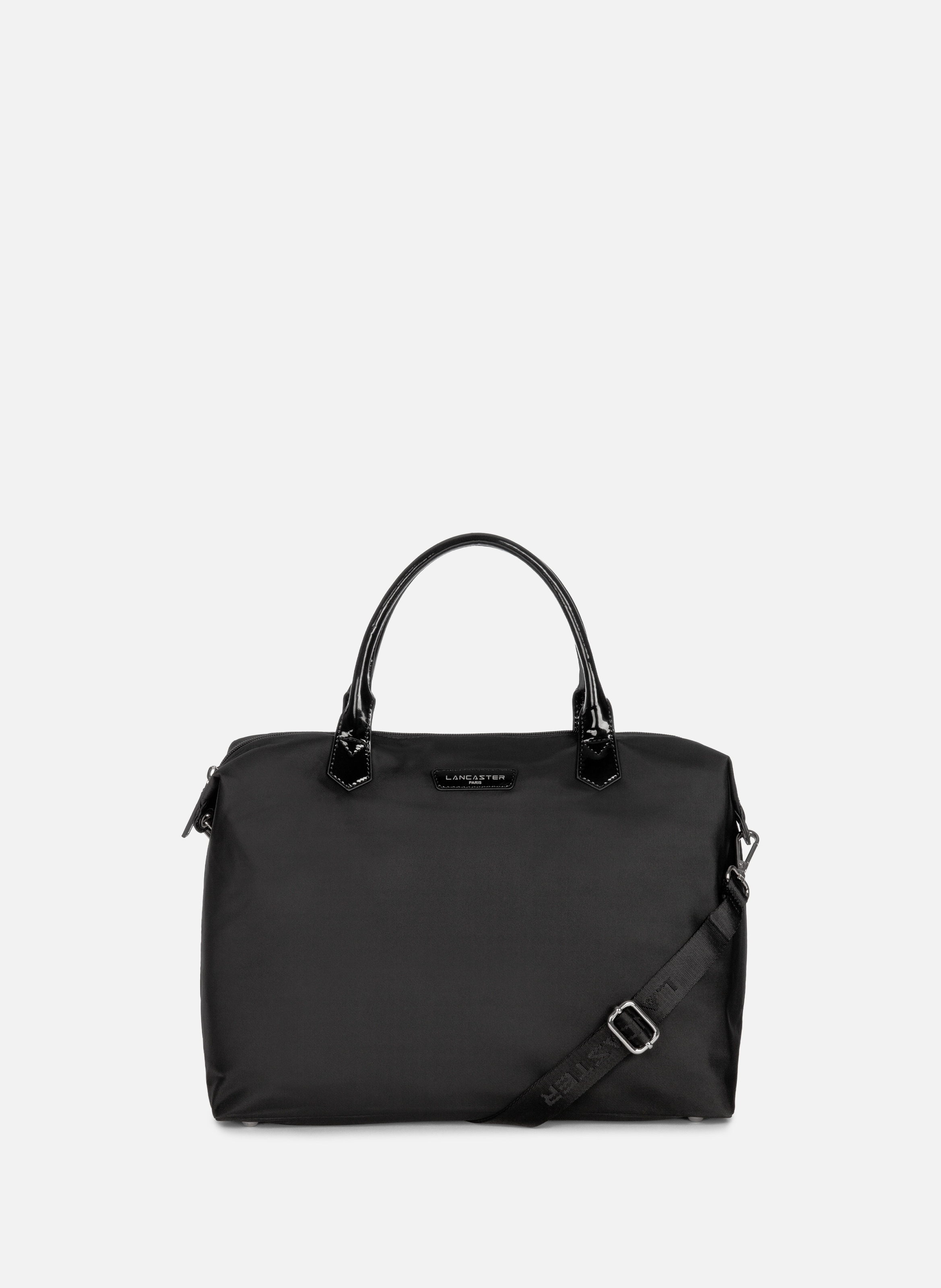 LANCASTER Large tote bag - Basic Verni Black