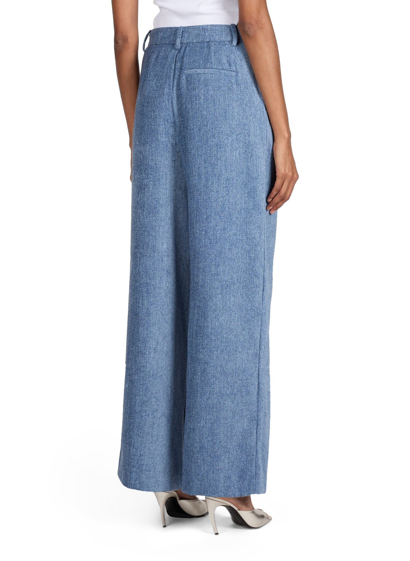 Pantalon large GZvally en denim GESTUZ Bleu