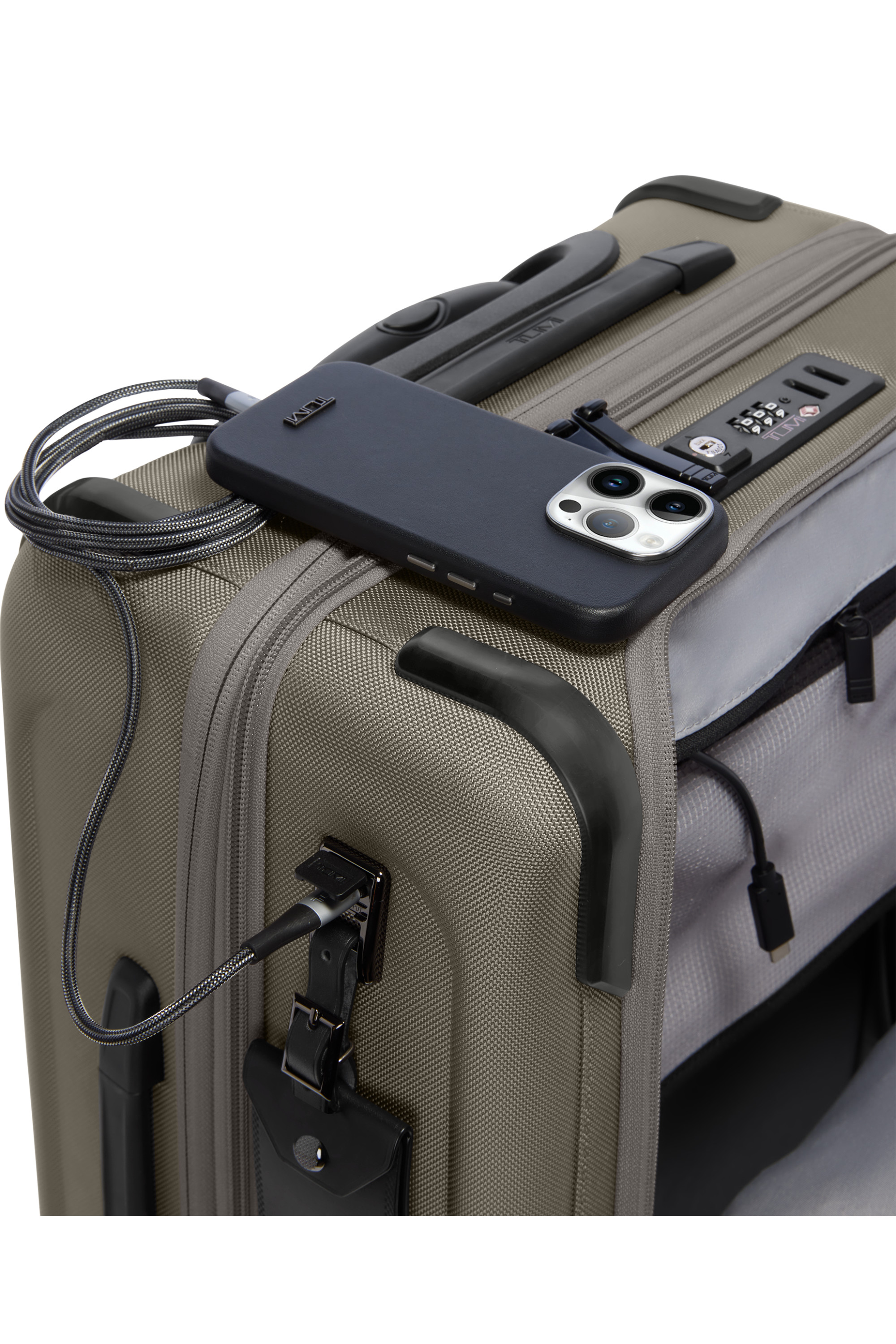 Tumi alpha valise 4 roues taille s TUMI Gris