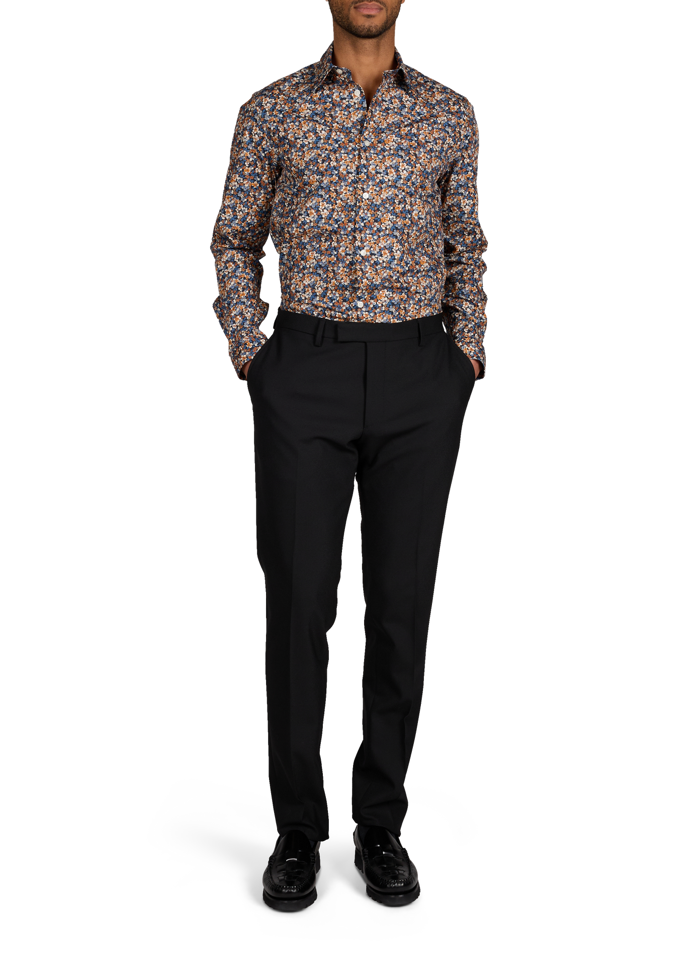 Patterned cotton shirt  AU PRINTEMPS PARIS Multicolour