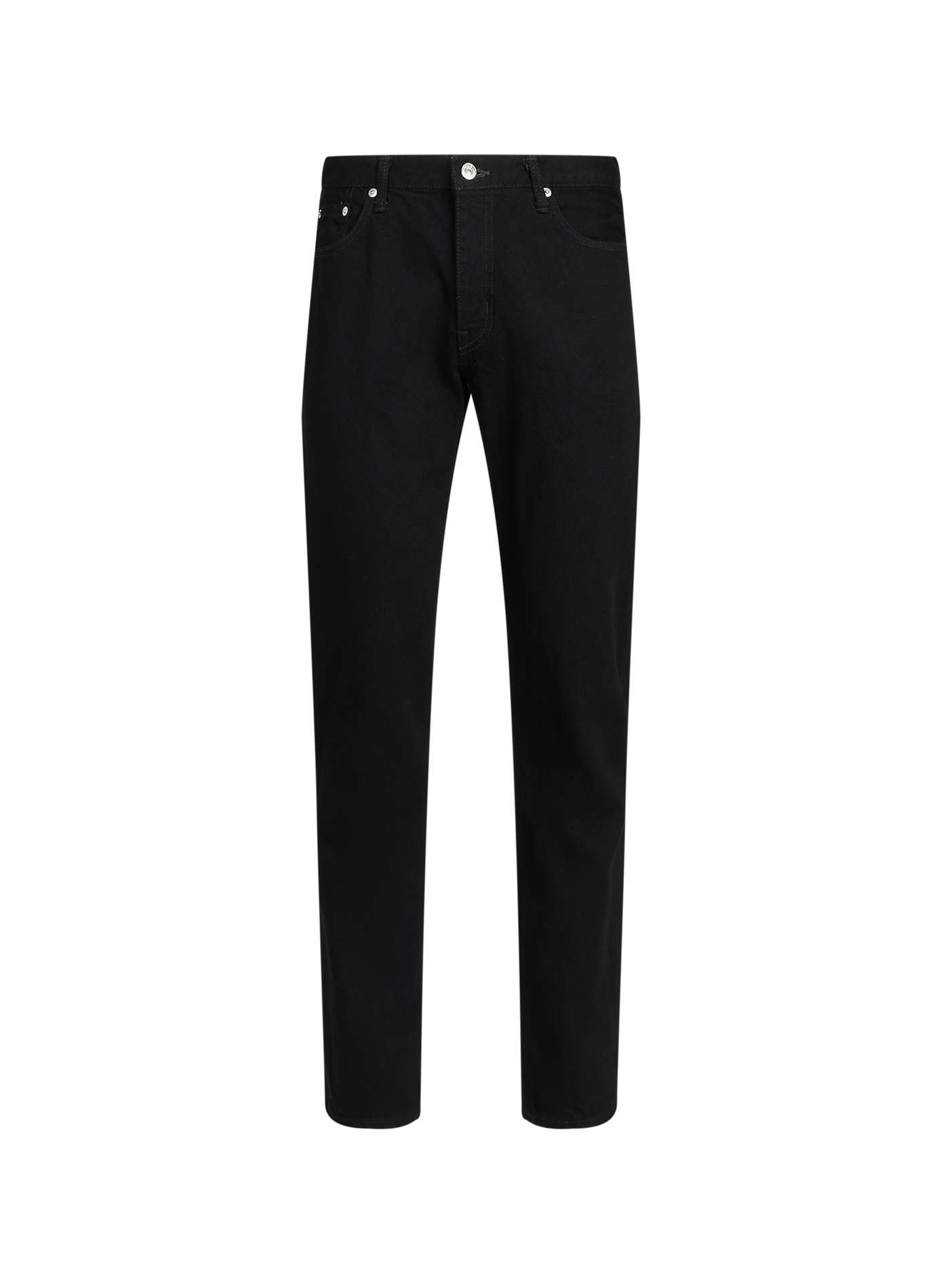 Jean droit taille mi-haute uni EDWIN Noir