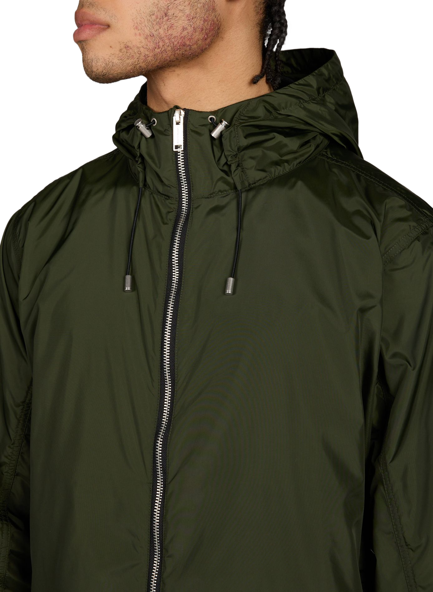 Veste fine coupe-vent à capuche unie CANADA GOOSE Kaki