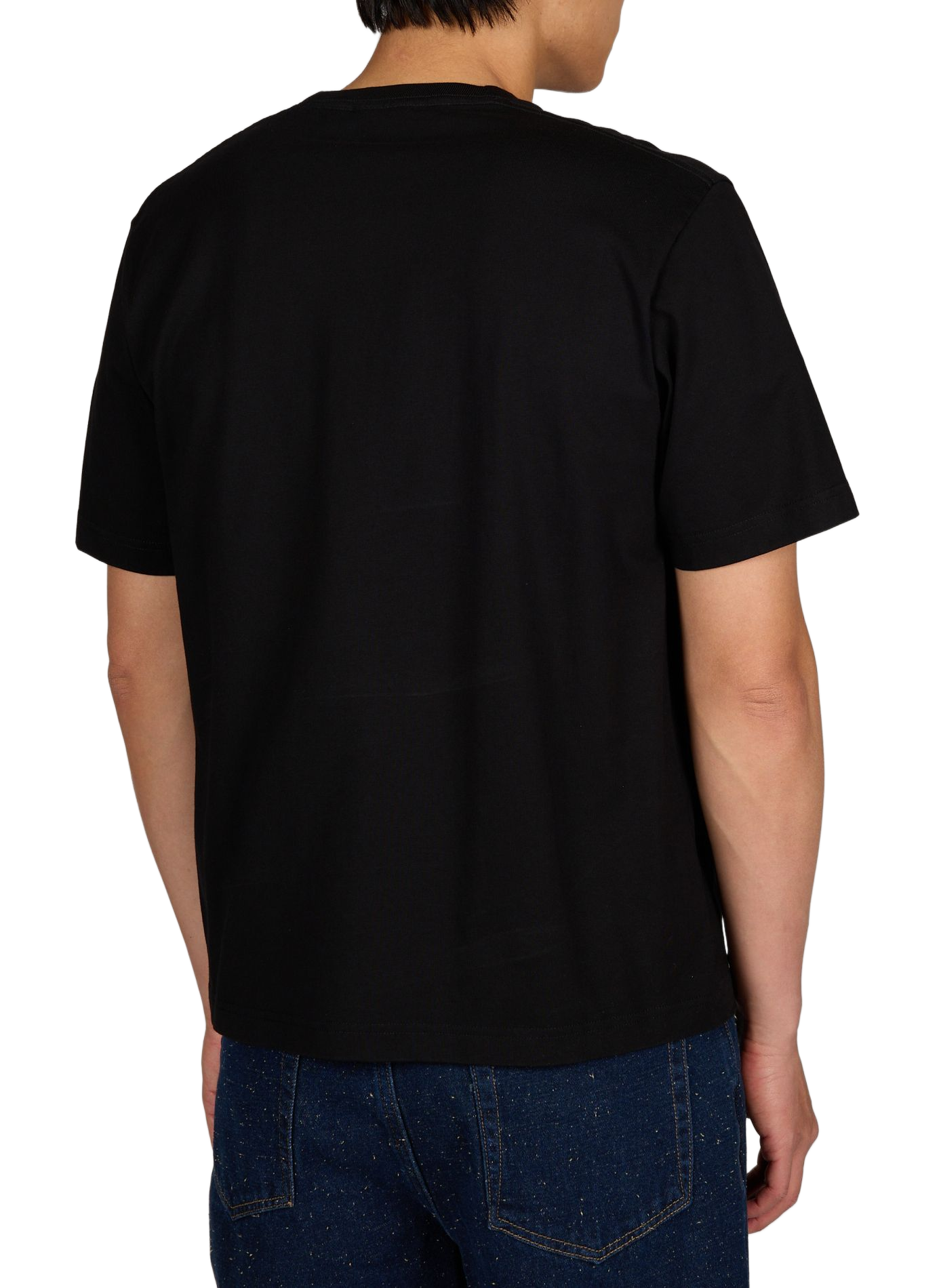 Camiseta cuello redondo de algodón CANADA GOOSE Negro