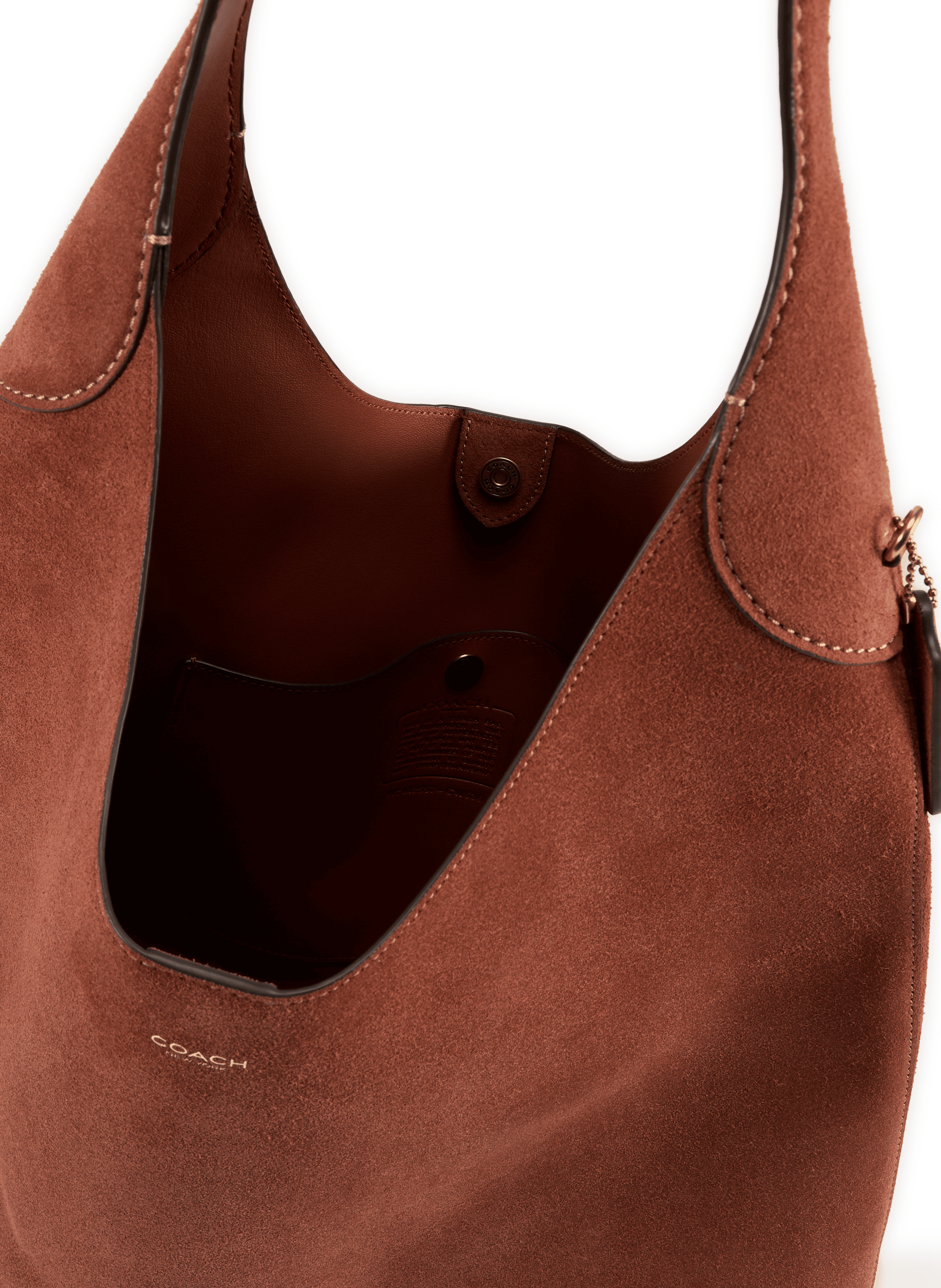 Bolso tote Brooklyn 39 de cuero COACH Marrón