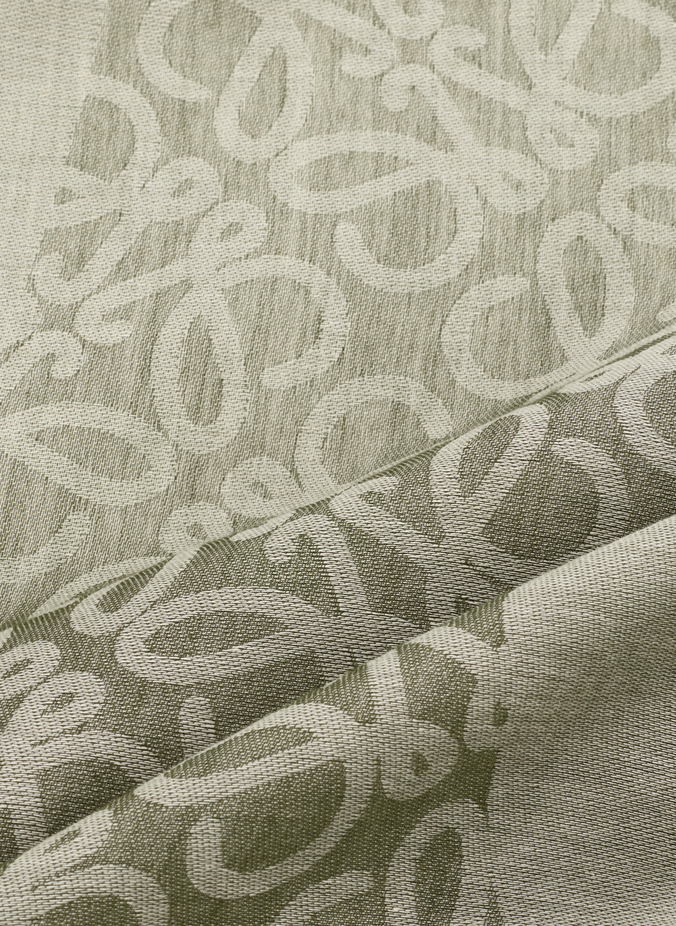 Anagram bedrucktes Baumwoll-Sarong LOEWE Grun