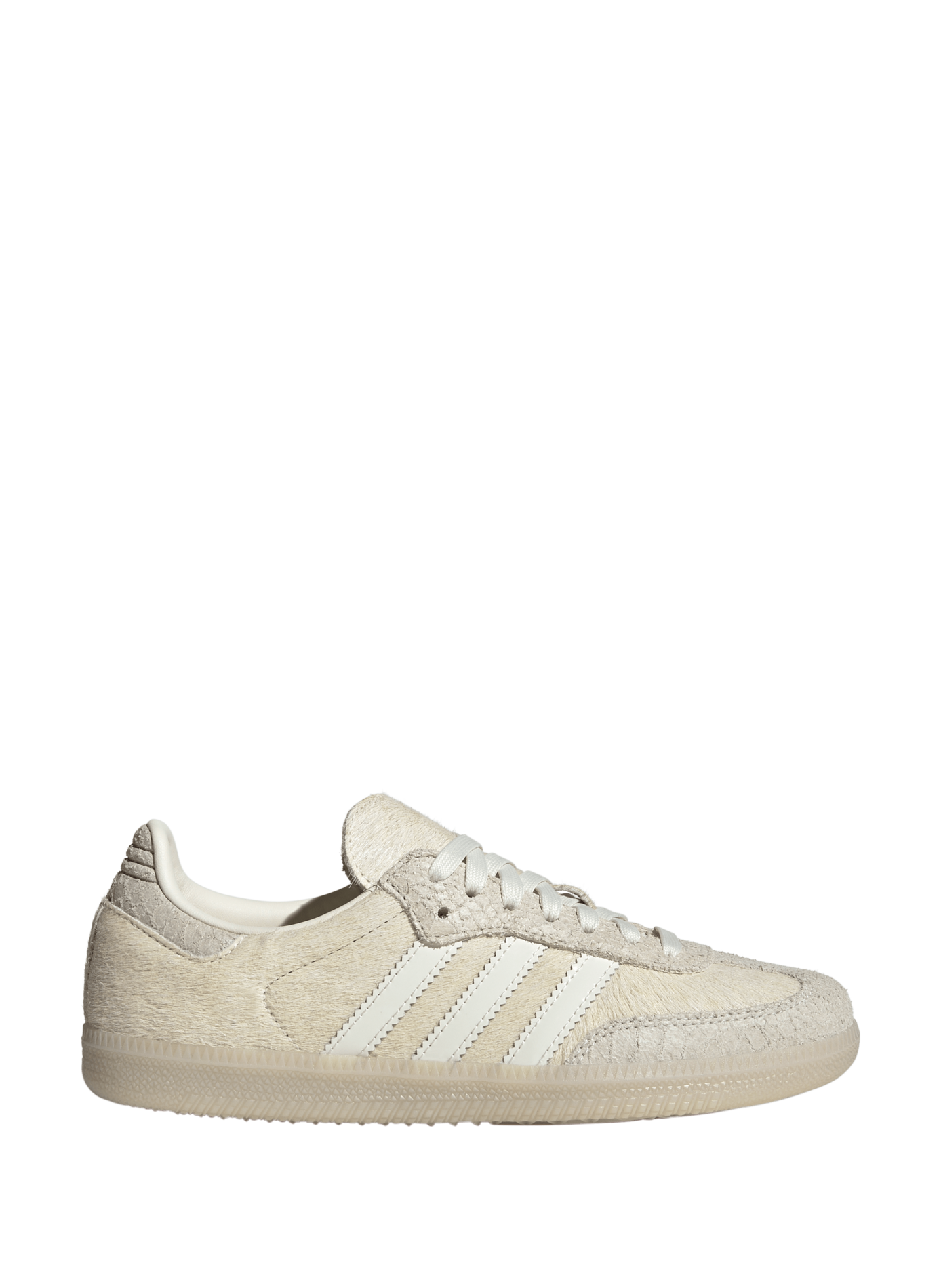 Baskets Samba texturé en cuir mélangé ADIDAS Beige