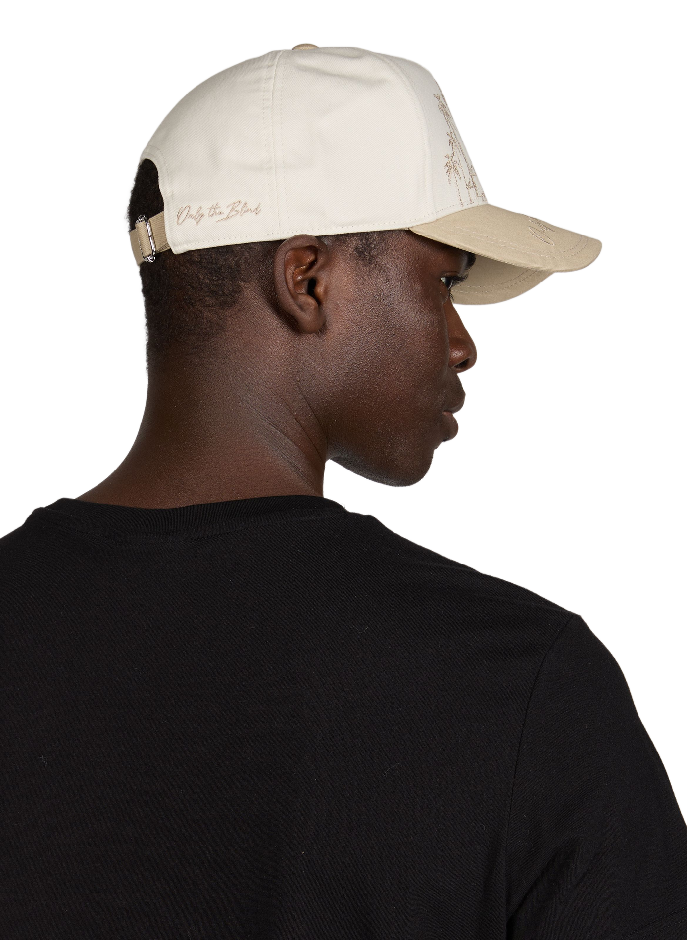 Casquette Villa Palms en coton ONLY THE BLIND Beige