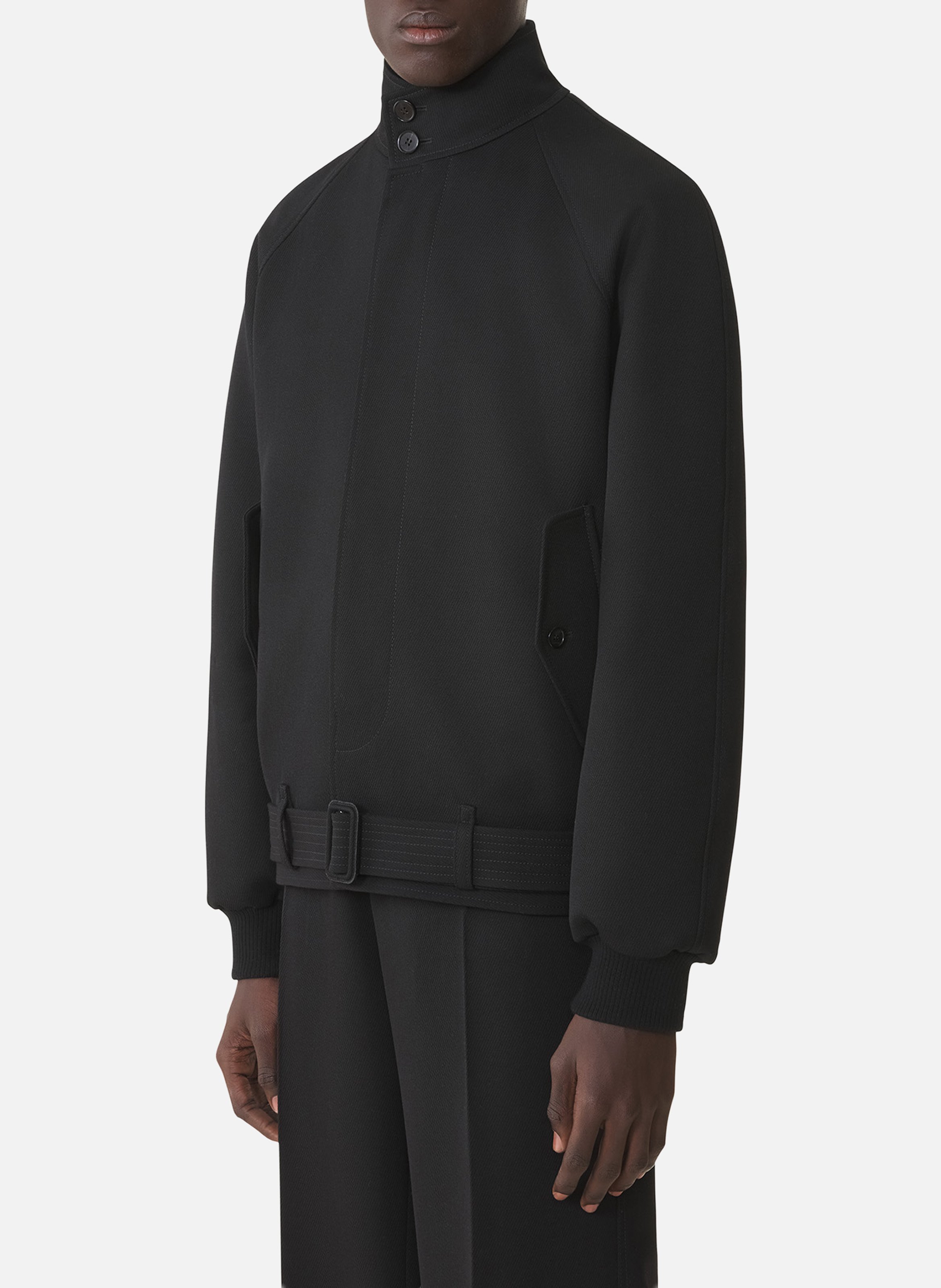 Blouson en laine légère LANVIN Noir