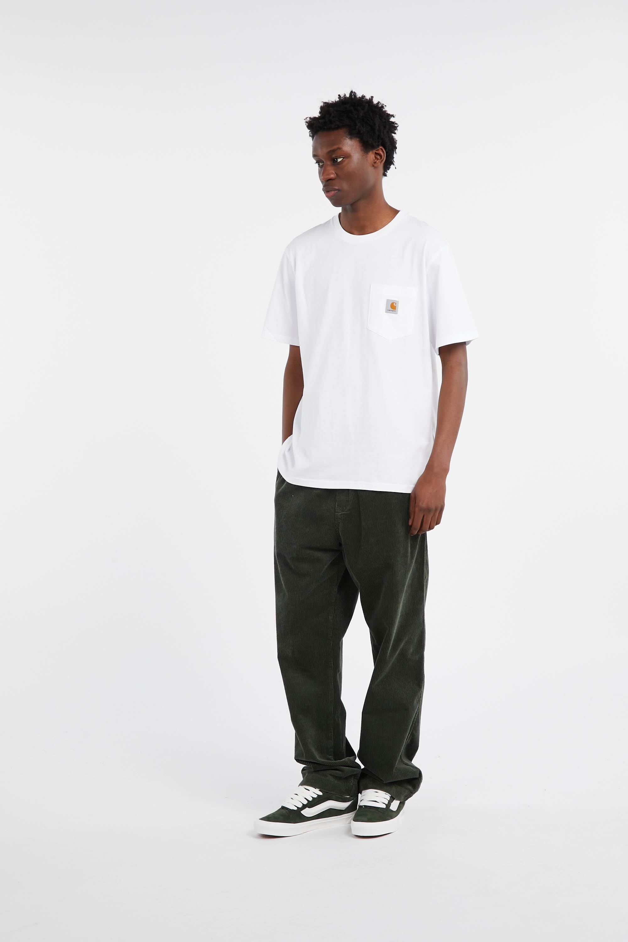 T-shirt pocket CARHARTT WIP Blanc