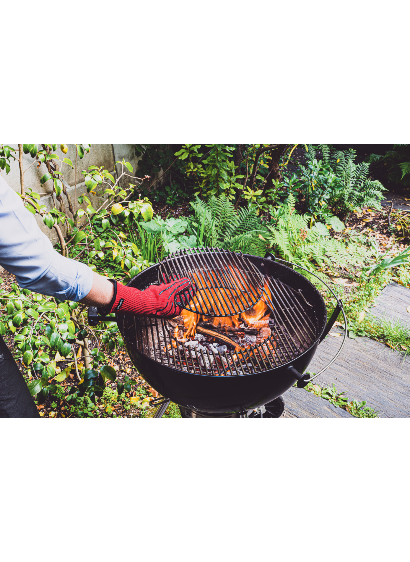 Hitzeschutzhandschuh für Grill oder Ofen MASTRAD Rot