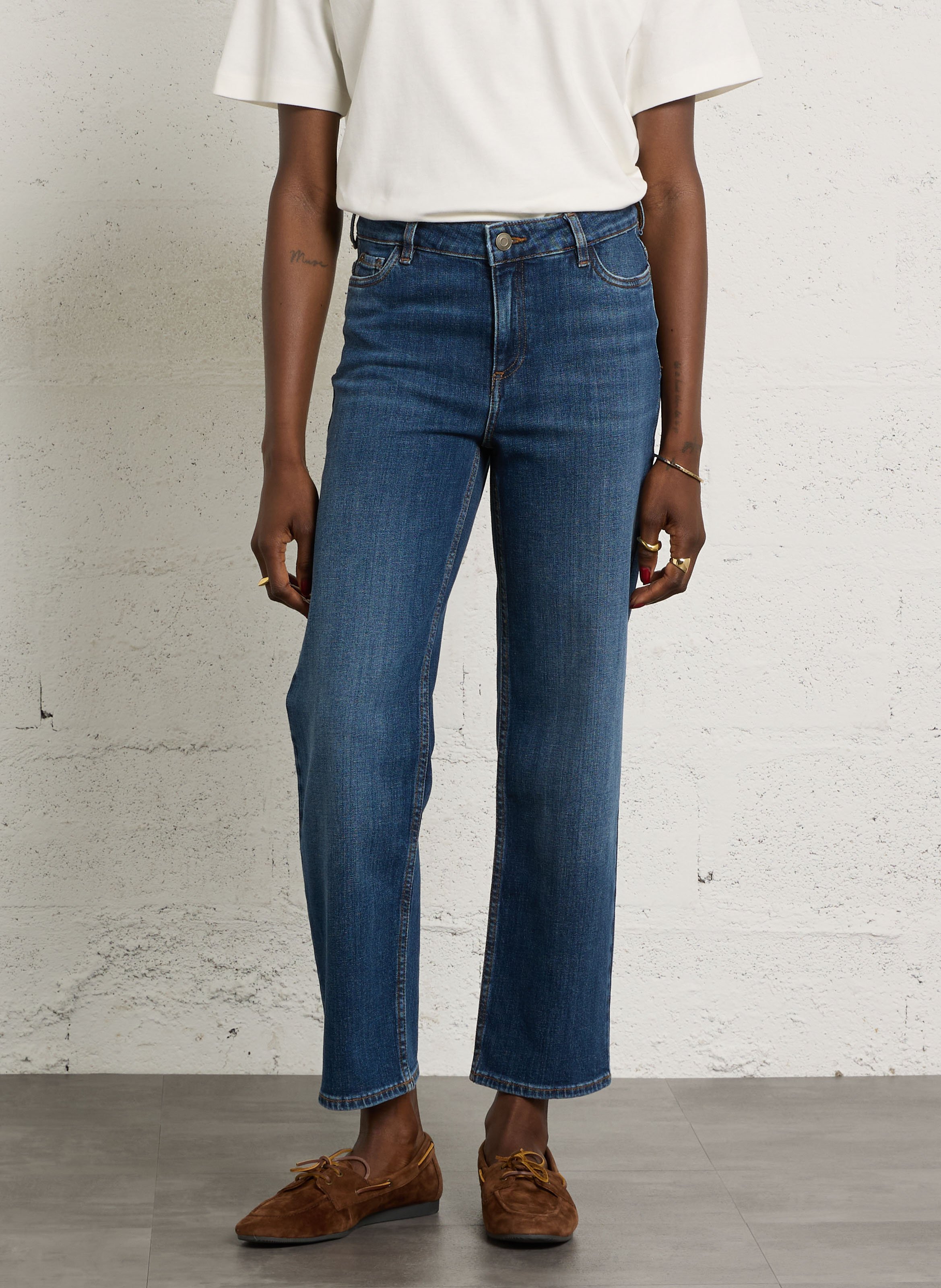 Jean droit taille basse rudy MAISON 123 Bleu