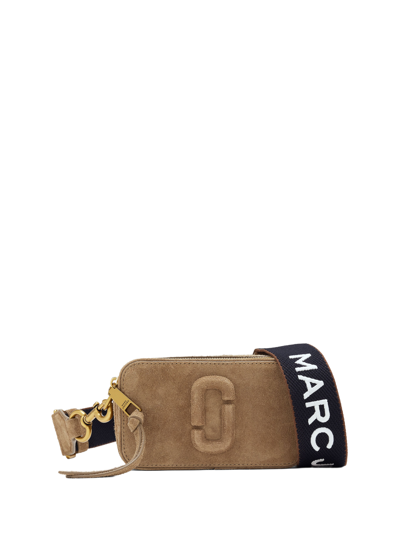 Die Umhängetasche The Snapshot in Filz-Wildleder MARC JACOBS Braun