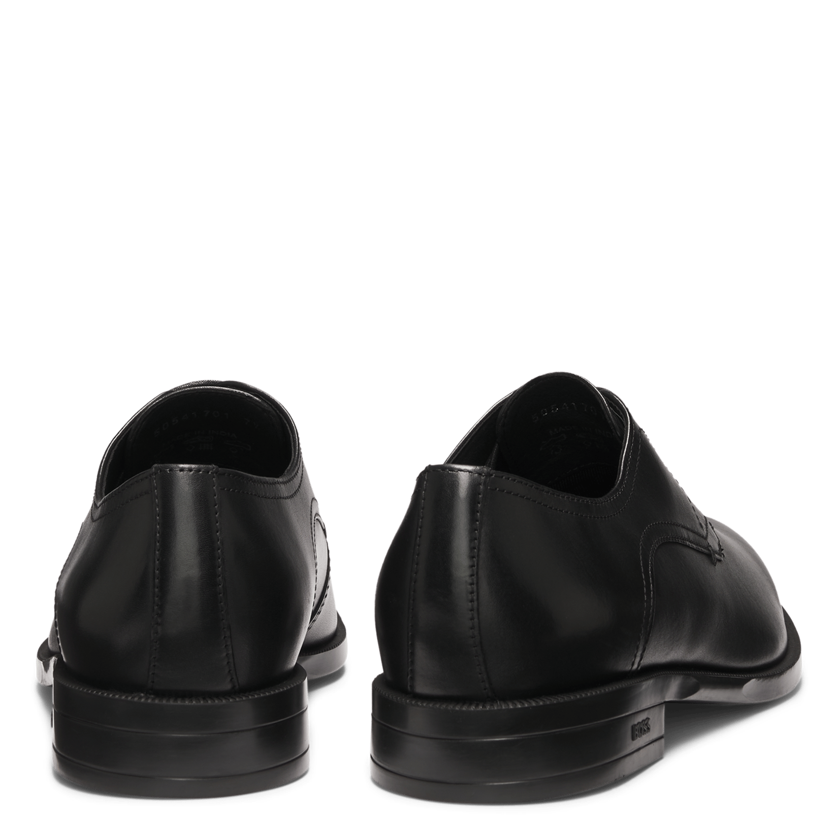 Chaussures de villes à lacets en cuir BOSS Noir