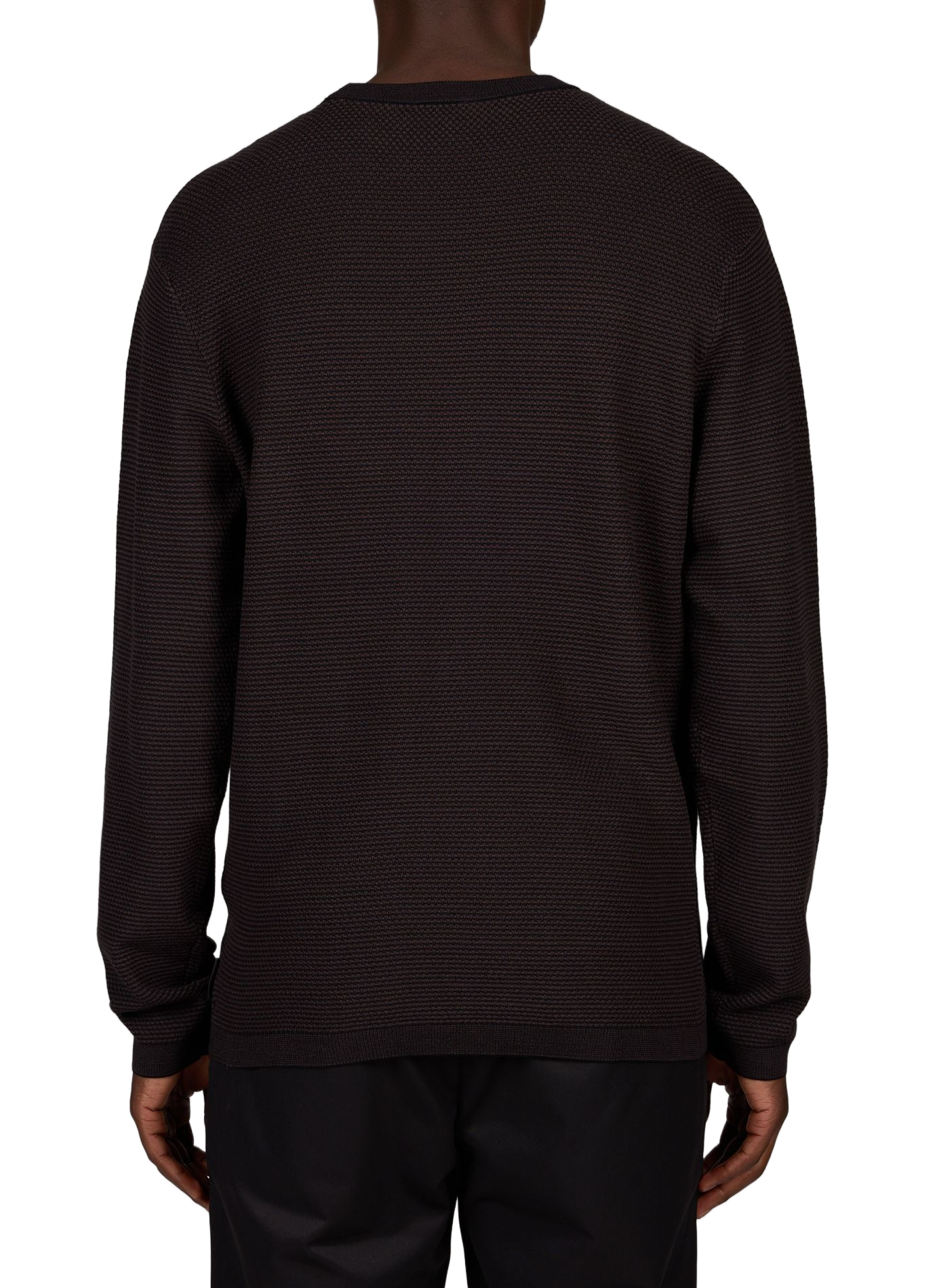 Rechte pullover met ronde hals ARMANI EXCHANGE Bruin