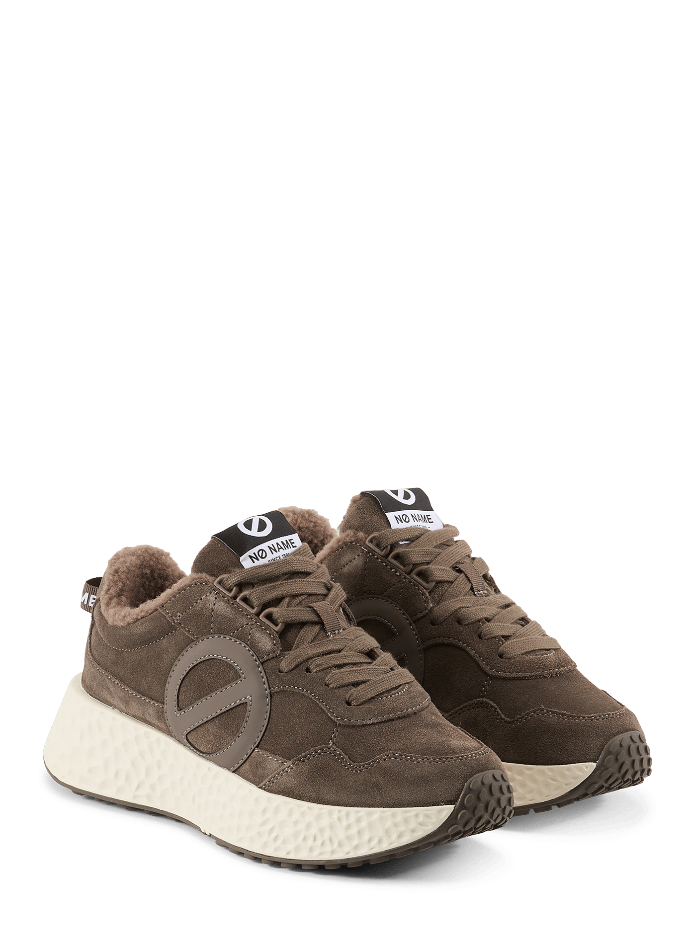 Low-top Carter Jogger W sneakers in cowhide leather NO NAME Brown