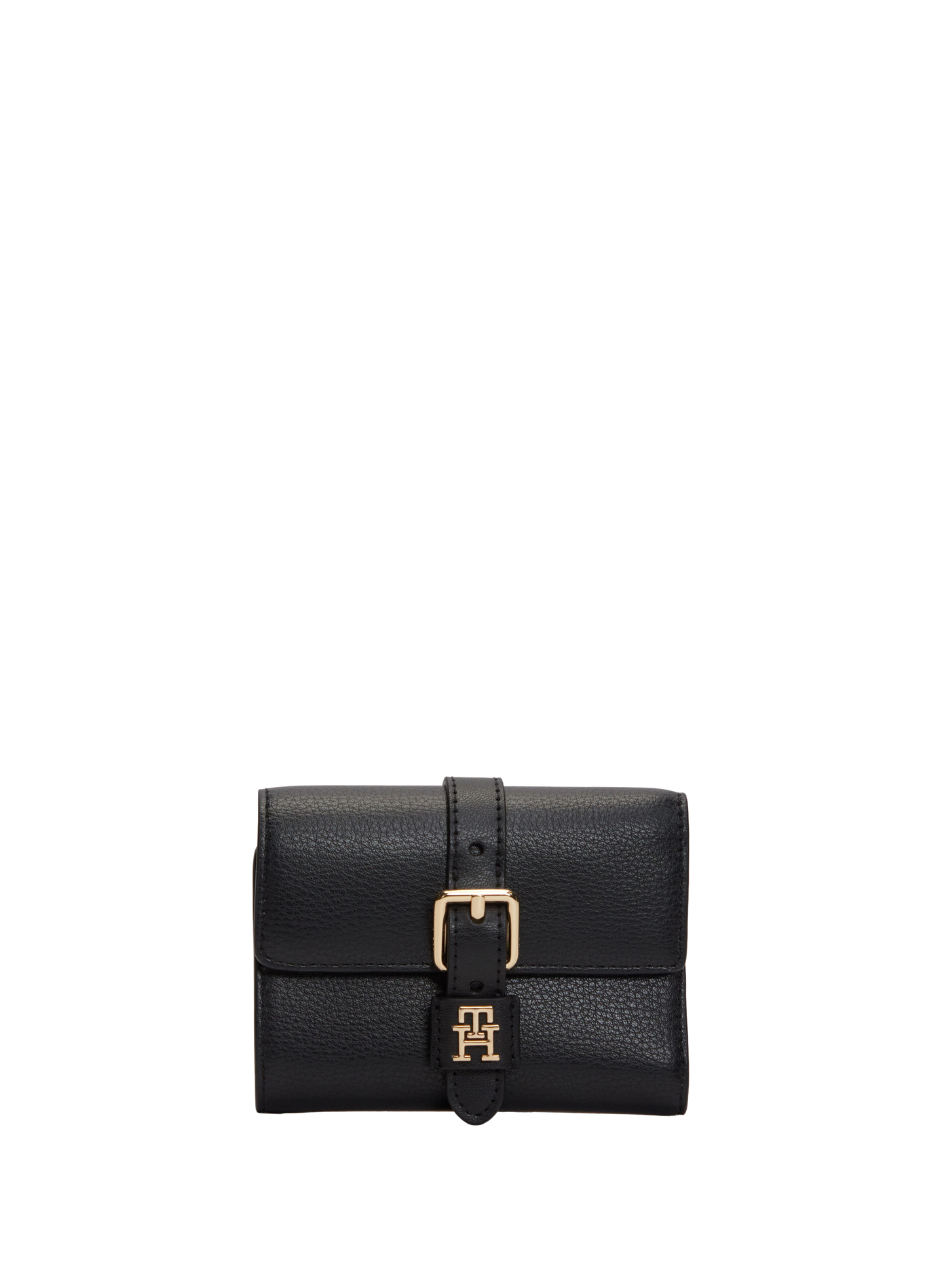 Small plain wallet TOMMY HILFIGER Black