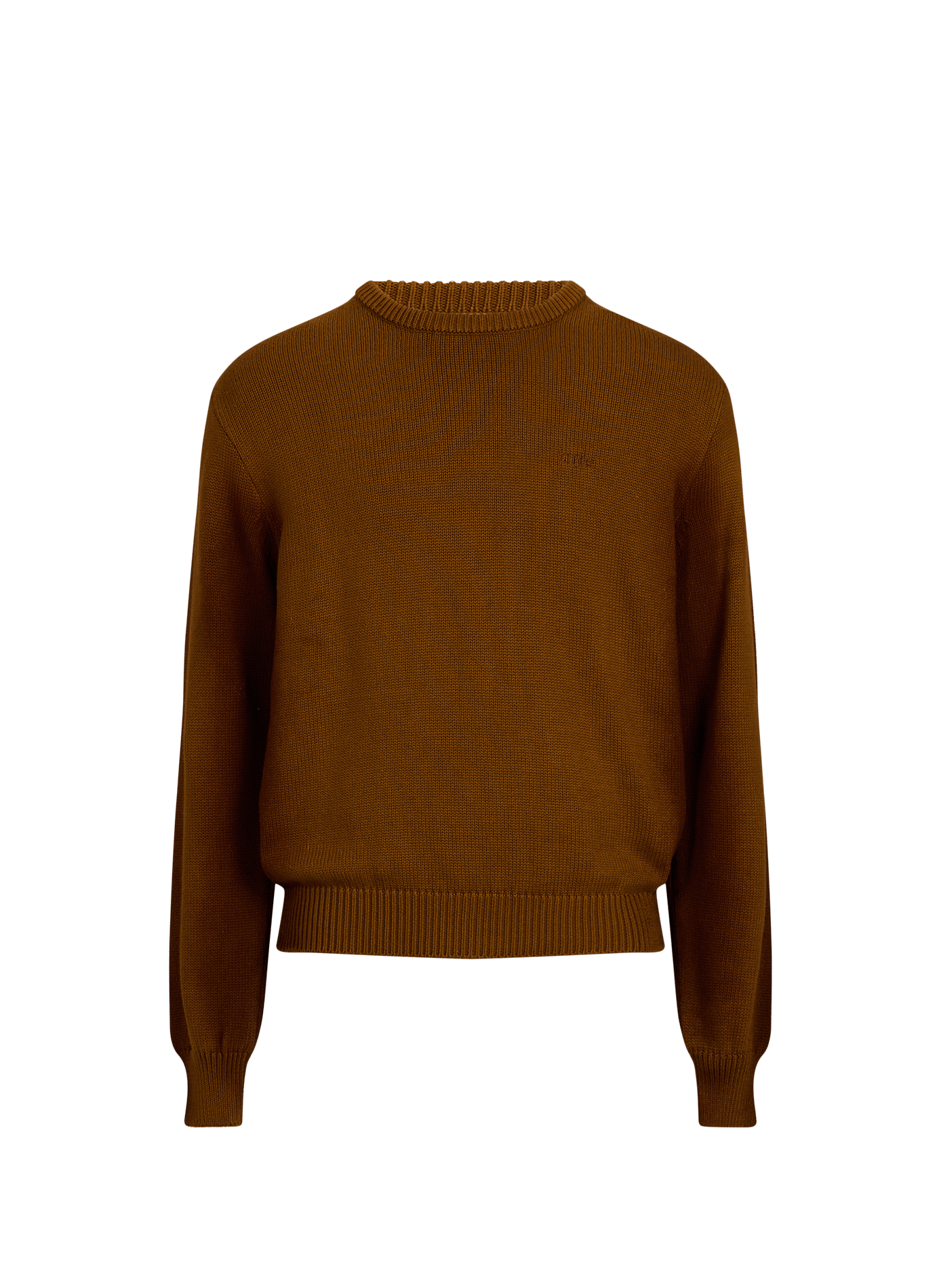 Jersey amplio de cuello redondo efecto lavado ARTE ANTWERP Marrón