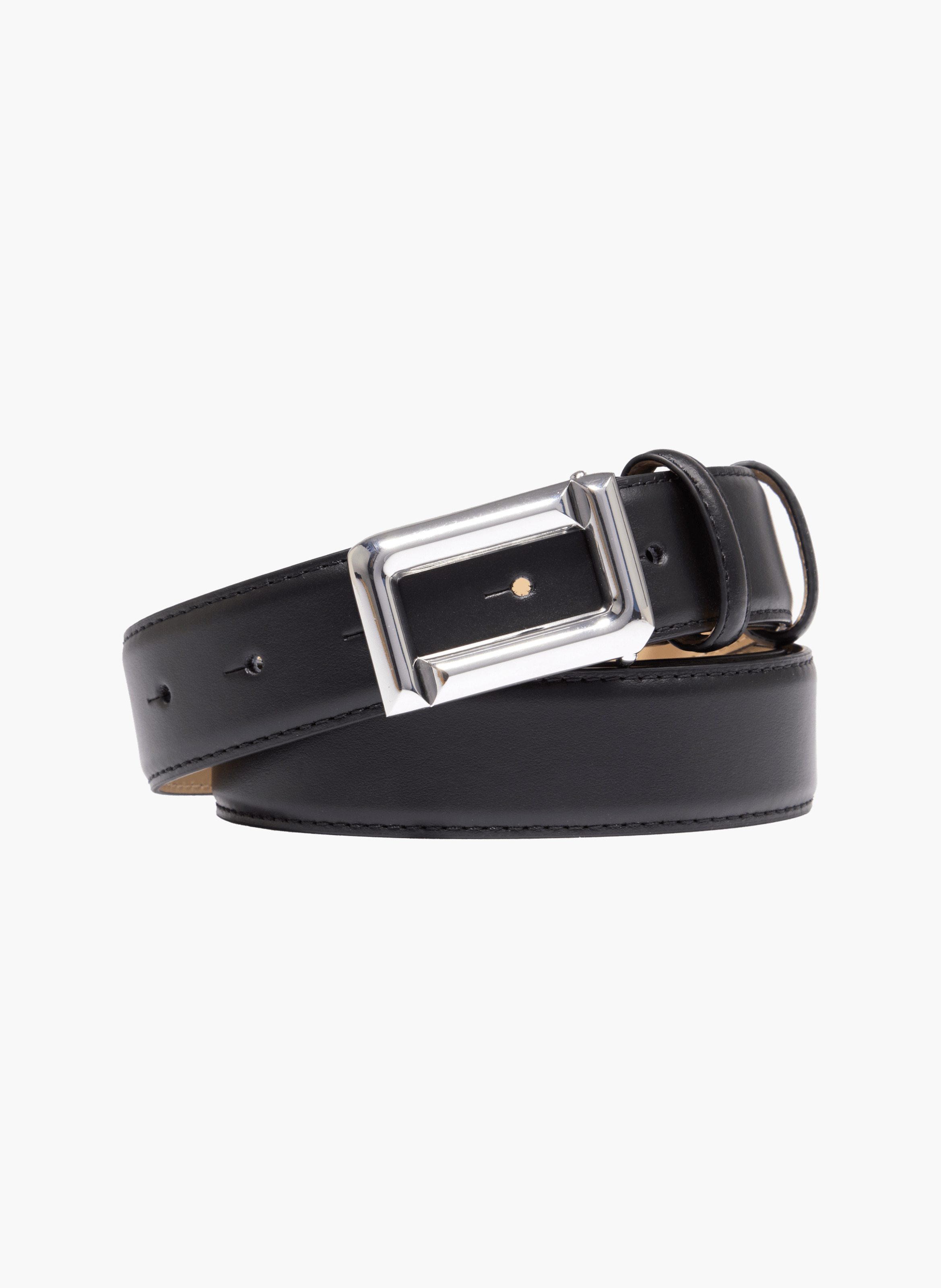 30 mm omkeerbare Angèle Lancel leren riem met gesp LANCEL Zwart