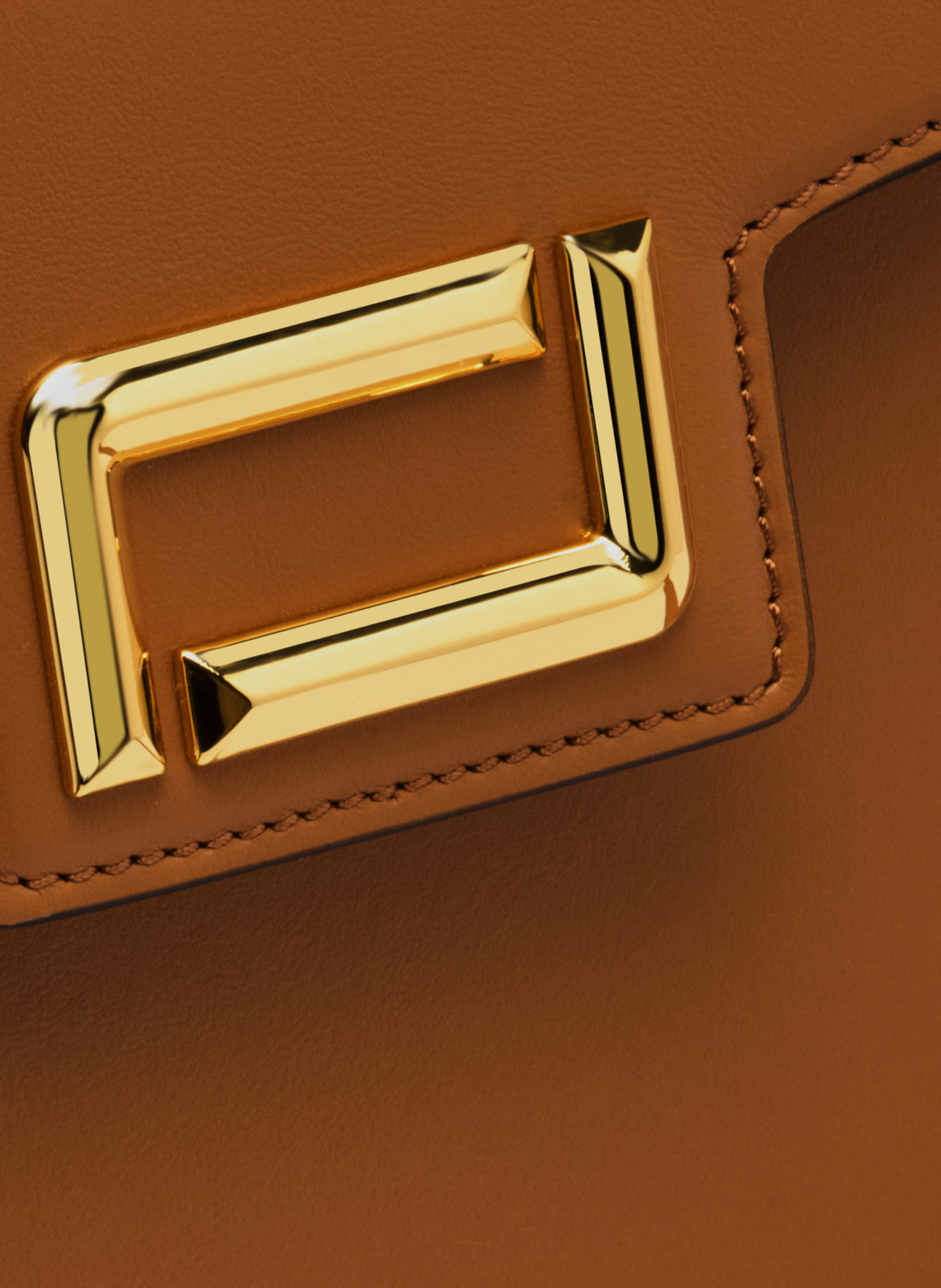 Sac porté main m angèle de lancel en cuir LANCEL Marron