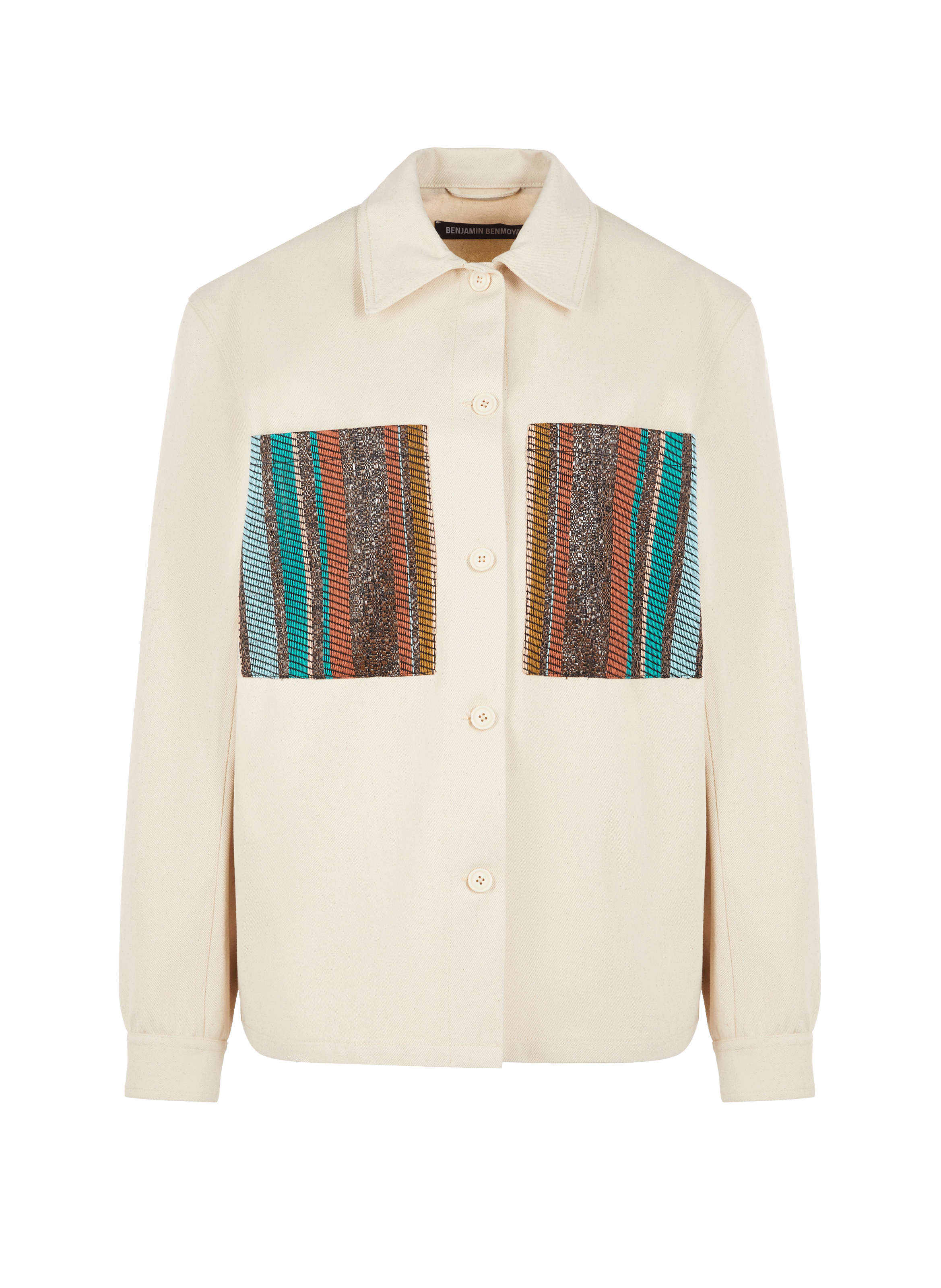 Surchemise avec poches à motif